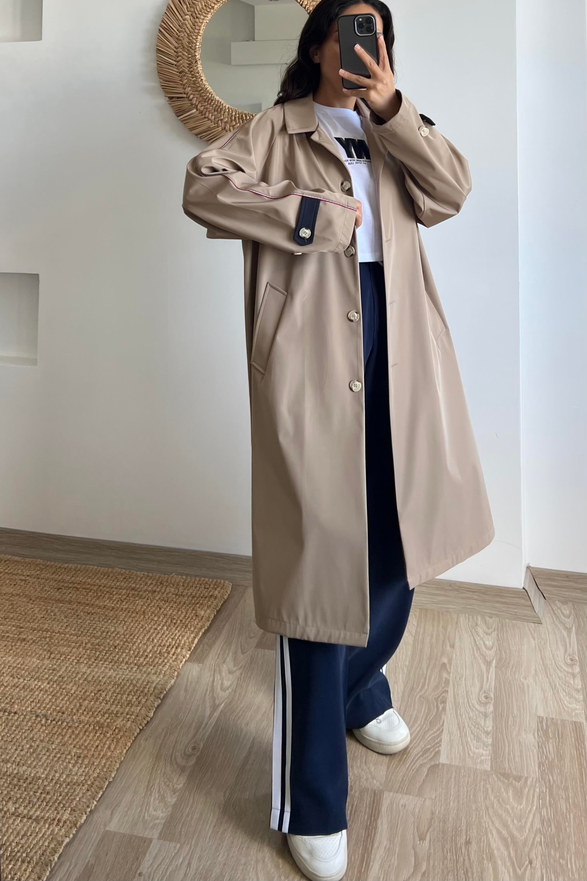 Çıkarılabilir Kapüşonlu Waterproof Trençkot uygun fiyatlarda www.butikhola.com adresinde