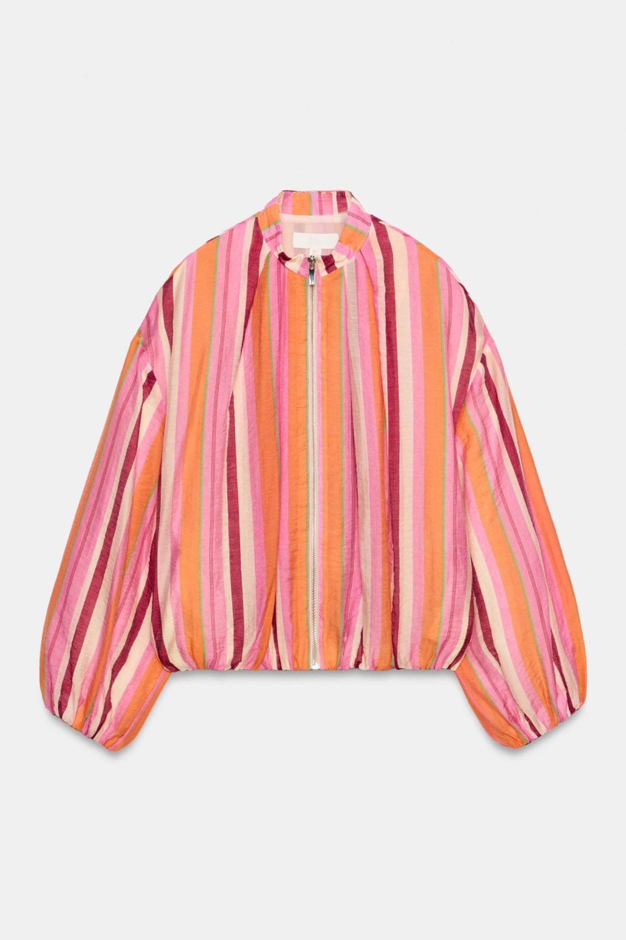 Çizgili Bomber Ceket uygun fiyatlarda www.butikhola.com adresinde