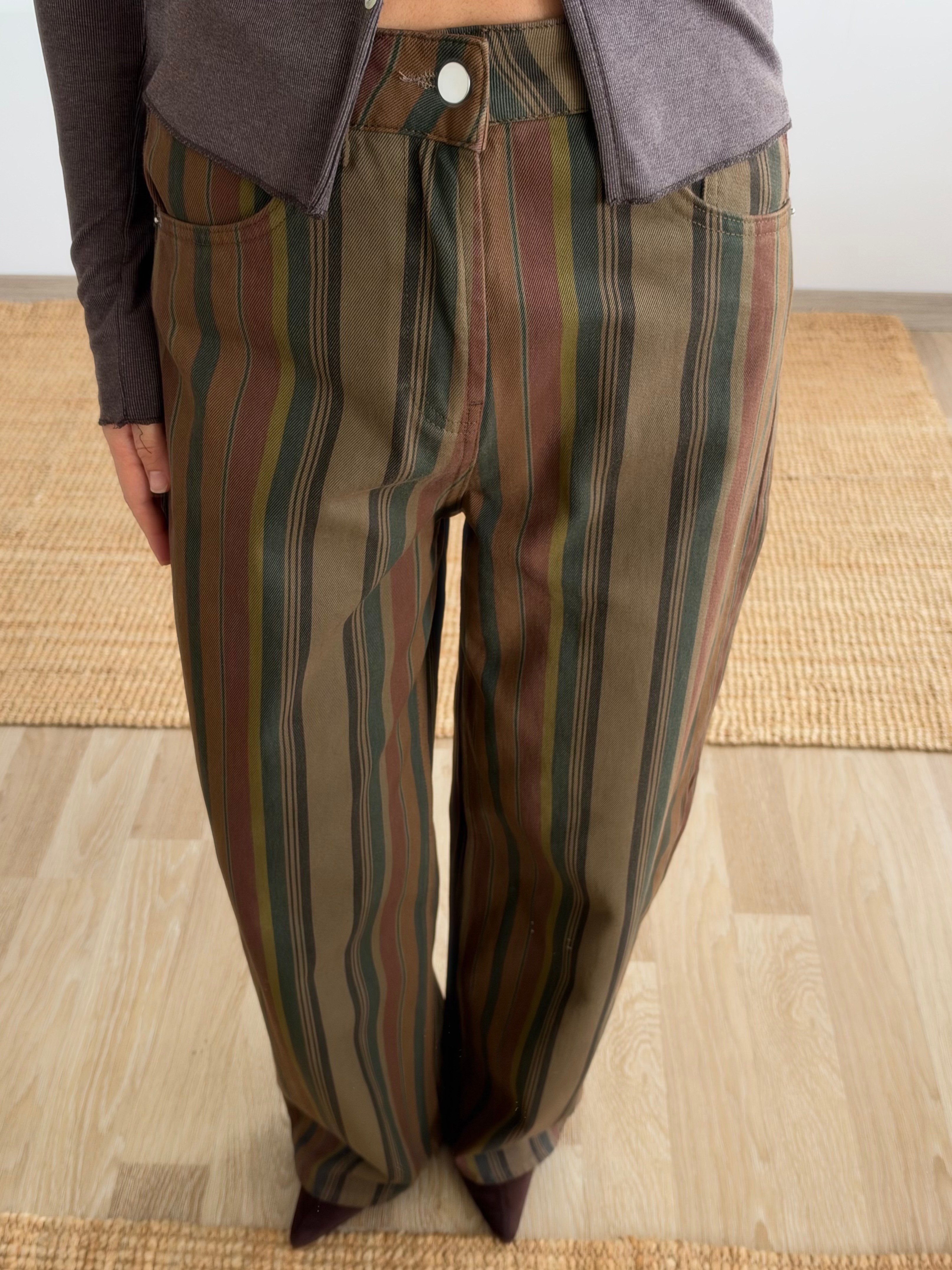 Çizgili Rahat Kalıp Jean uygun fiyatlarda www.butikhola.com adresinde