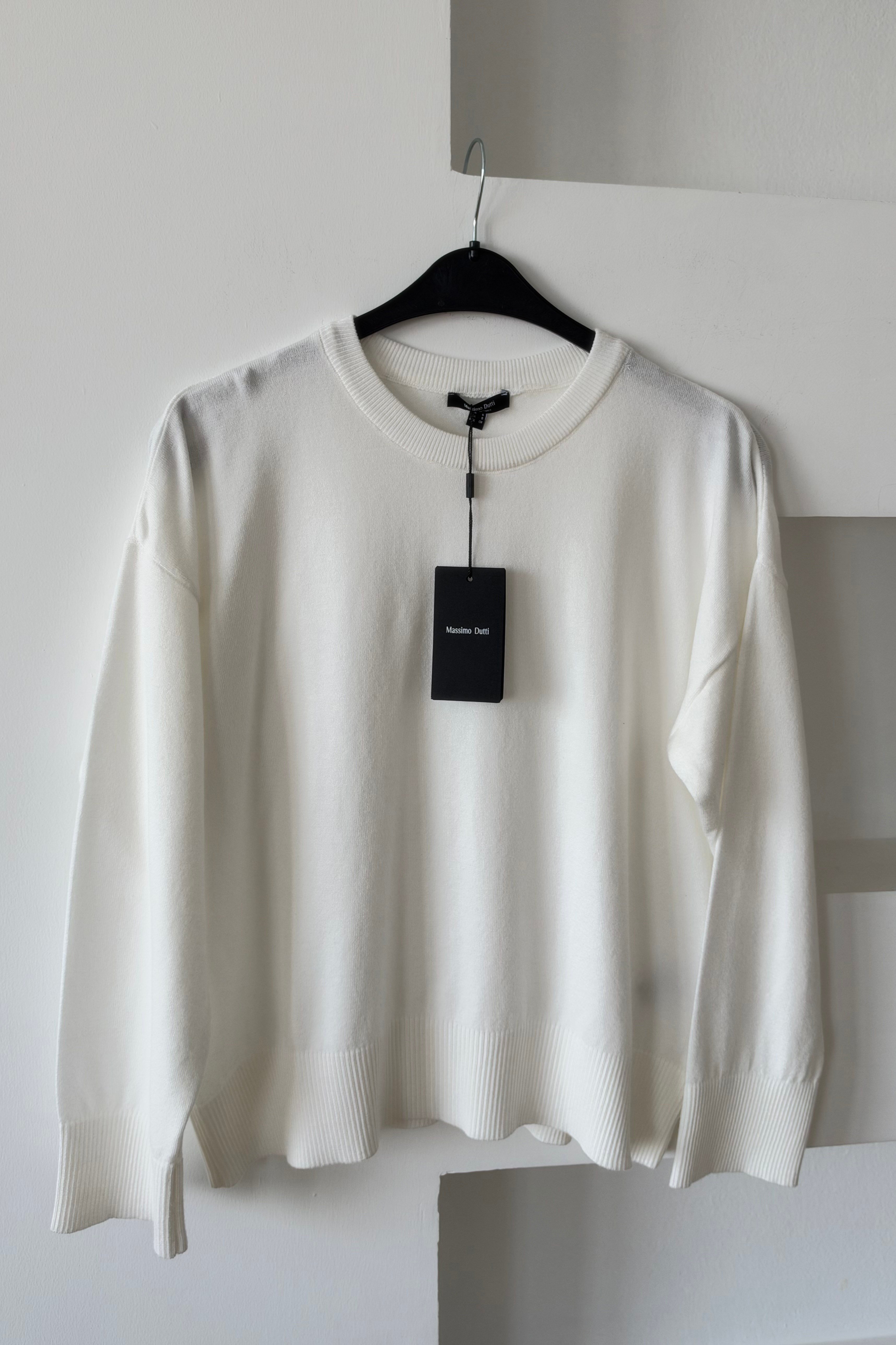 Ekru Organik Pamuk Basic Kazak uygun fiyatlarda www.butikhola.com adresinde