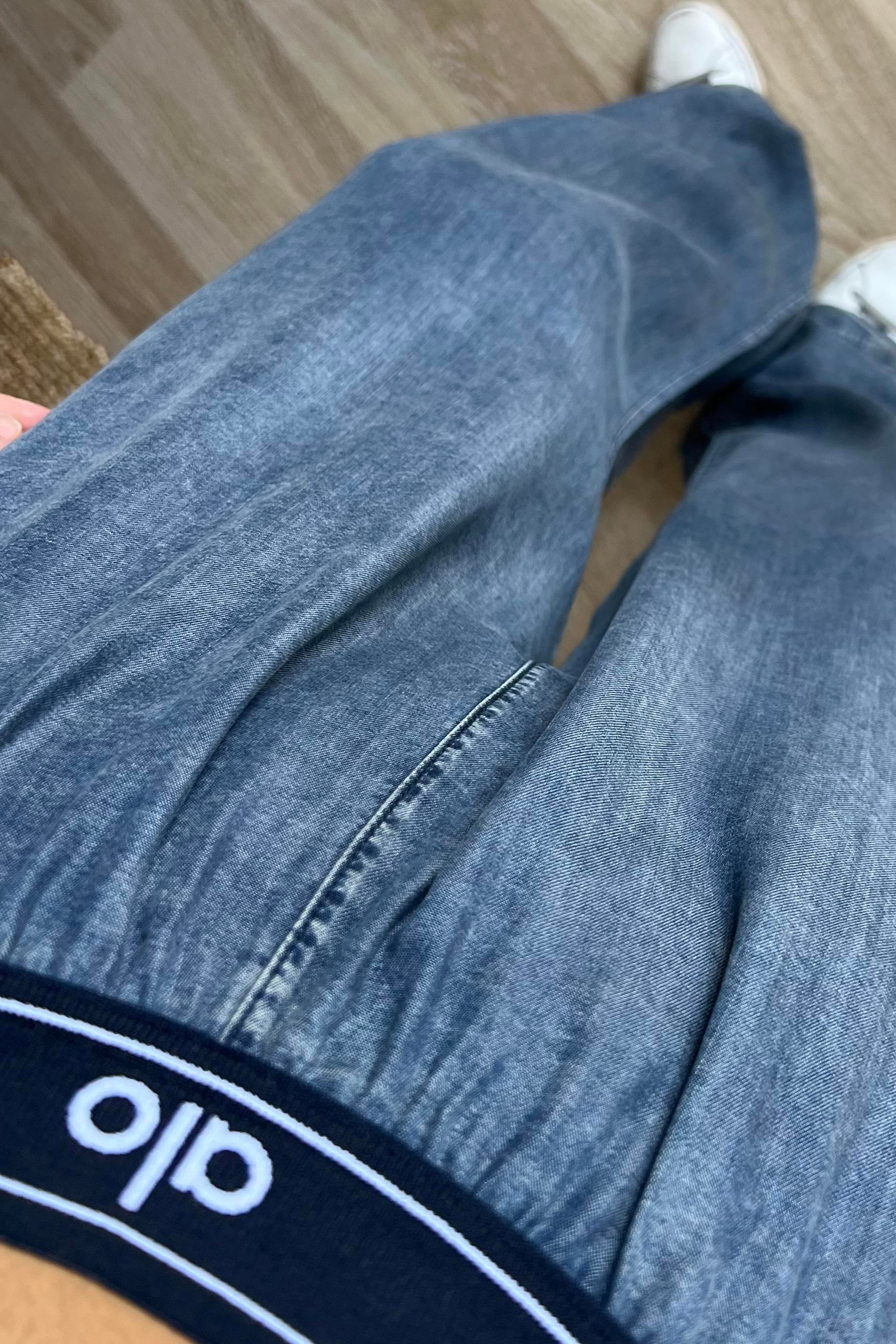 Elastan Belli Logo Şeritli Tensel Pantolon uygun fiyatlarda www.butikhola.com adresinde