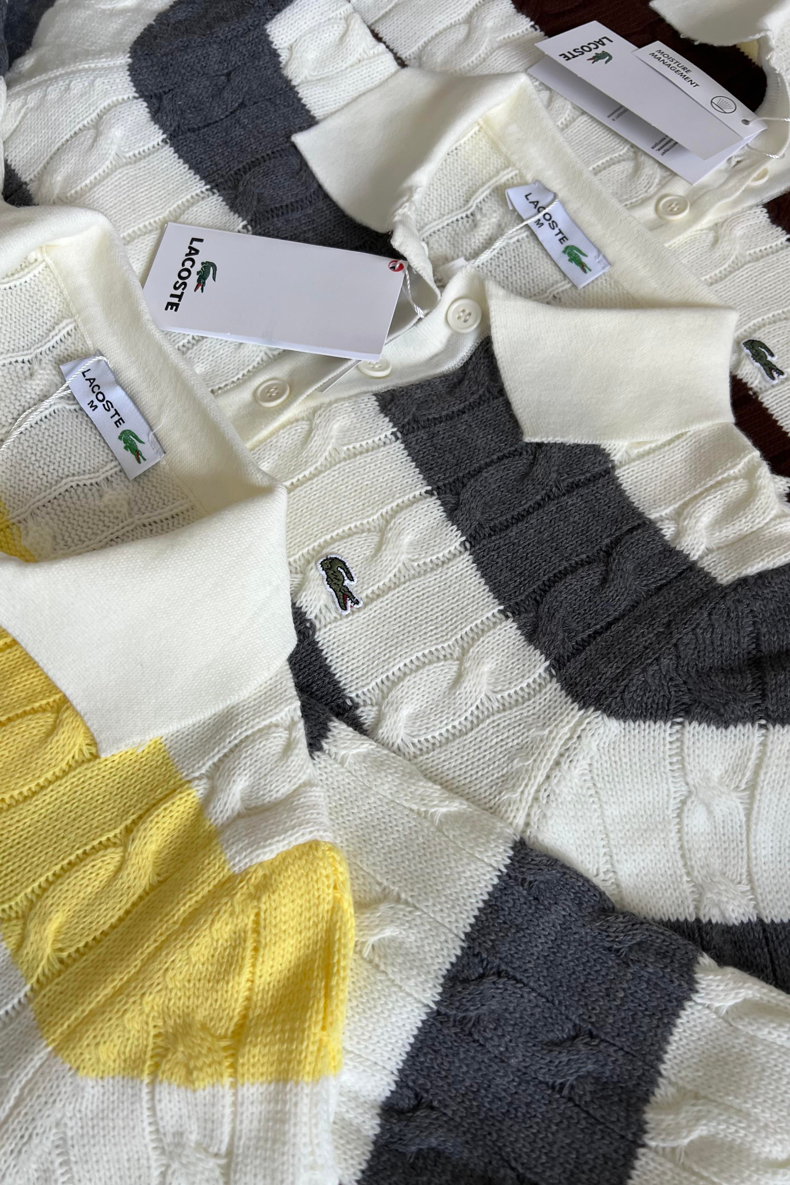 Gri Şeritli Polo Yaka Triko uygun fiyatlarda www.butikhola.com adresinde