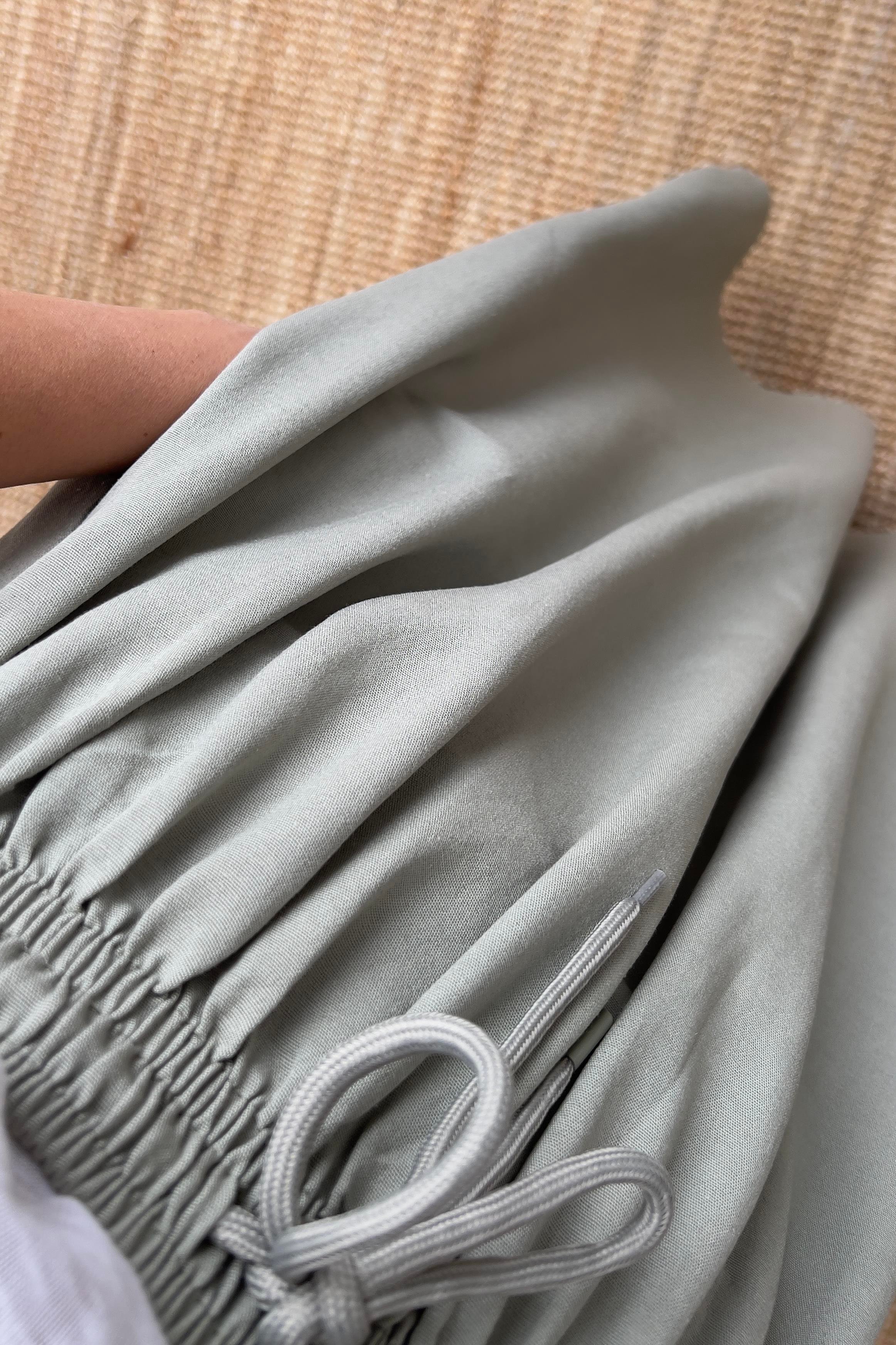 Haki Cepli Kloş Keten Etek uygun fiyatlarda www.butikhola.com adresinde