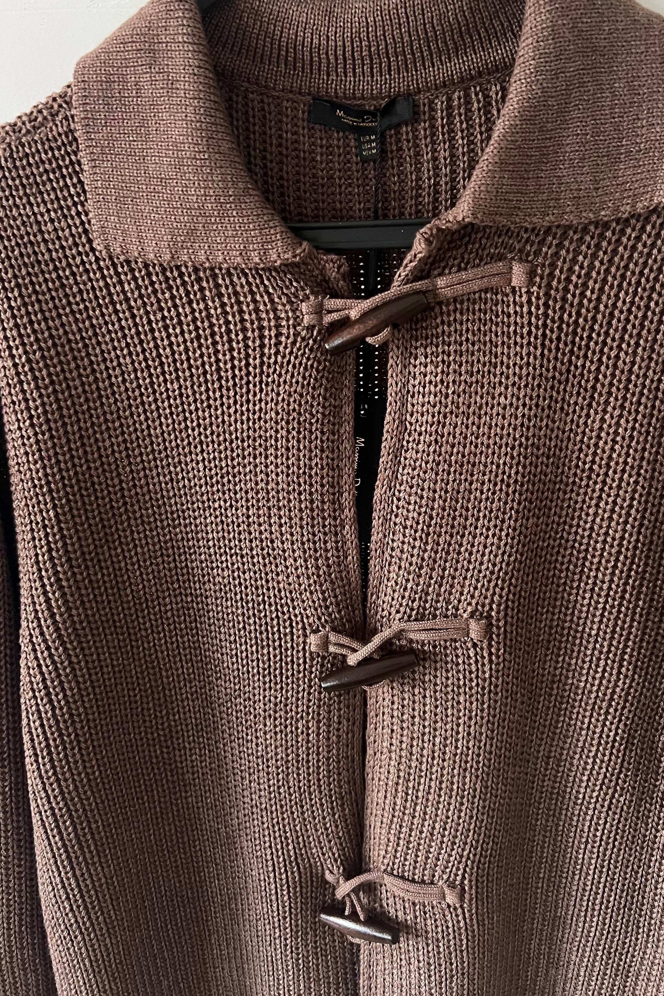 Kahve Boynuz Düğmeli Merserize Hırka uygun fiyatlarda www.butikhola.com adresinde