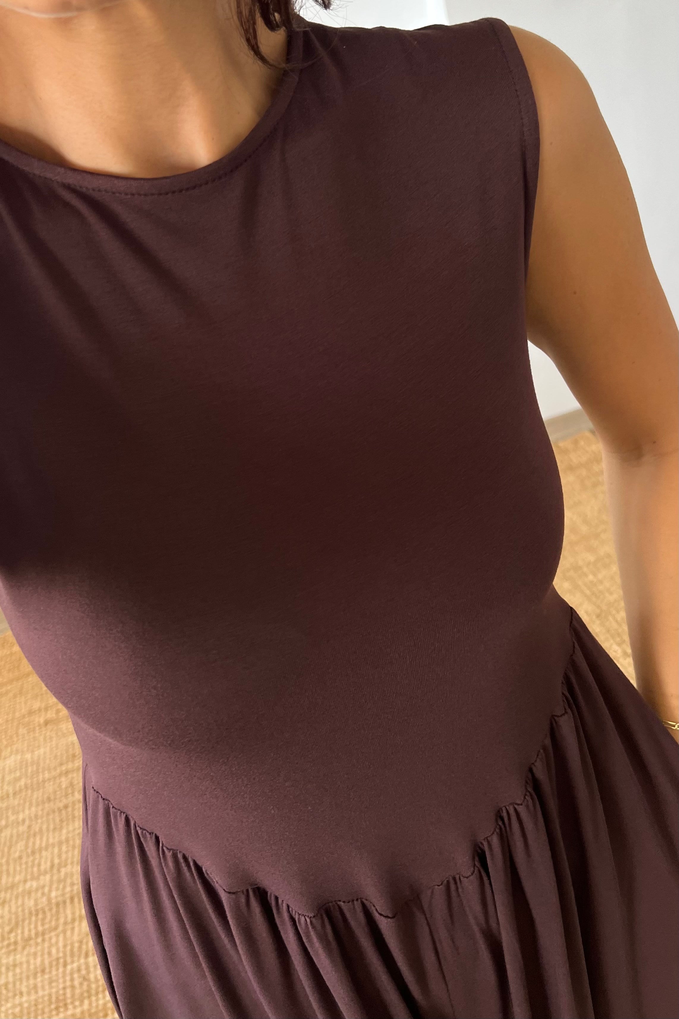 Kahverengi Basic Şalvar Tulum uygun fiyatlarda www.butikhola.com adresinde
