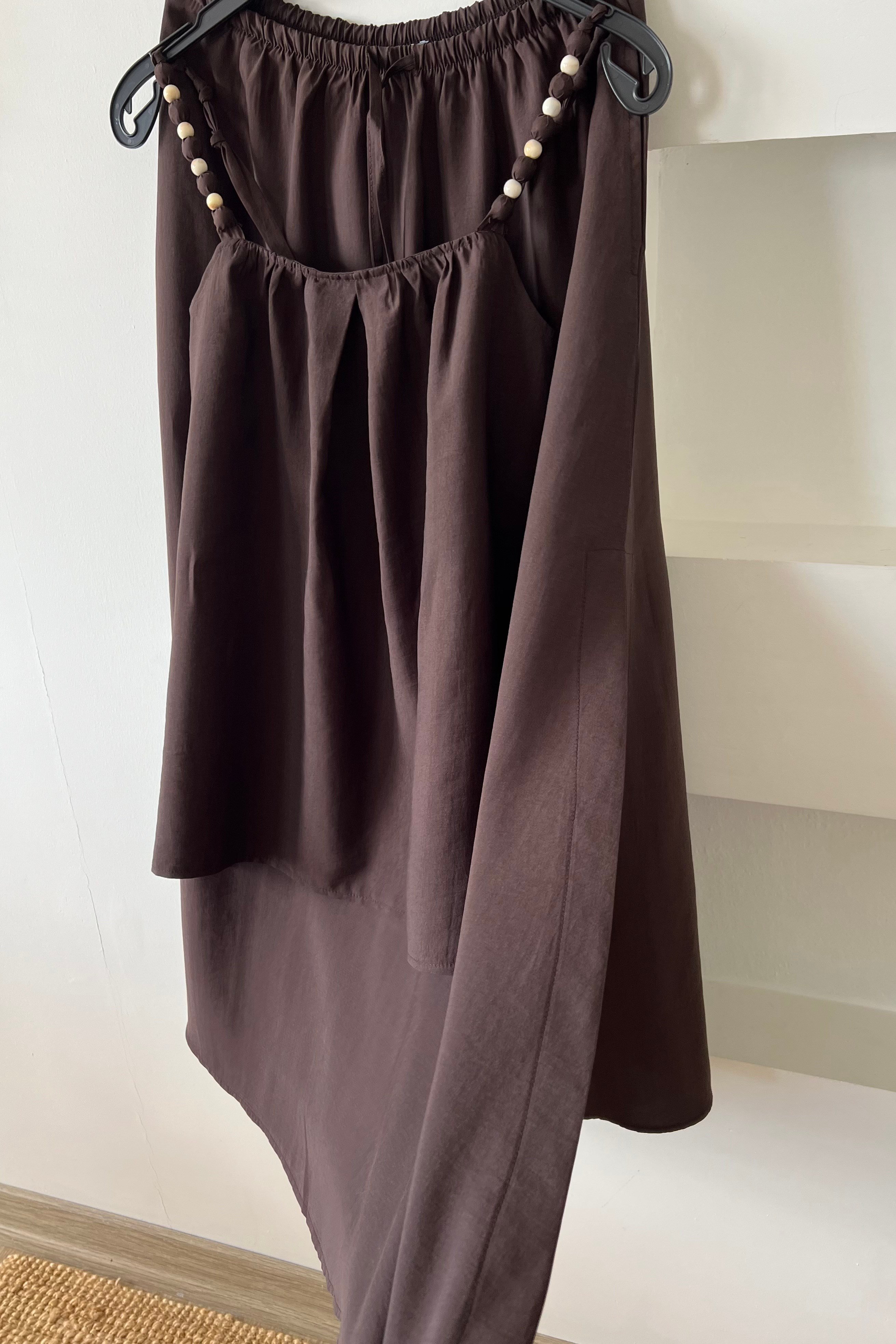Kahverengi Bohem Tensel Takım uygun fiyatlarda www.butikhola.com adresinde