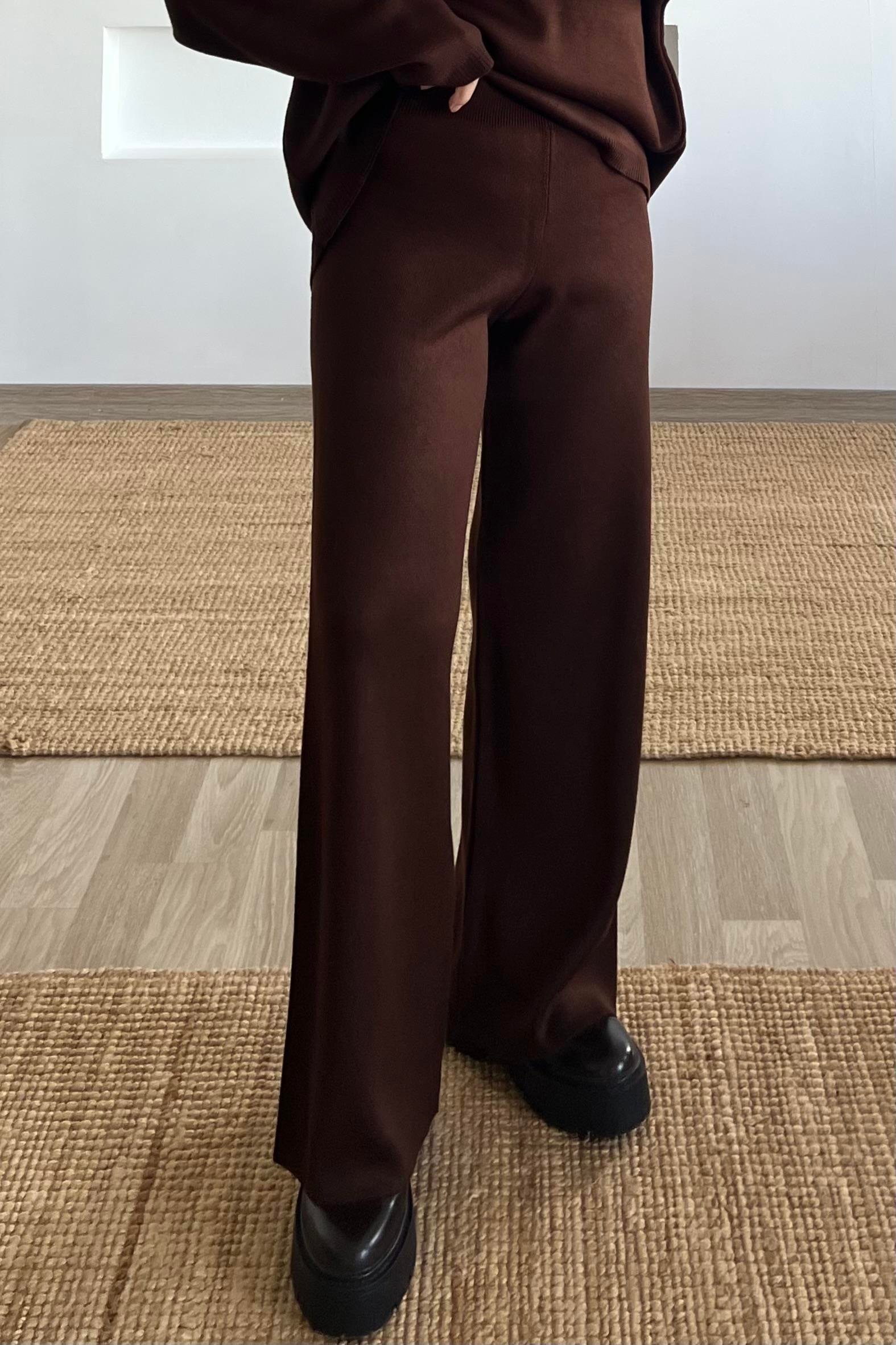 Kahverengi Comfort Triko Takım uygun fiyatlarda www.butikhola.com adresinde