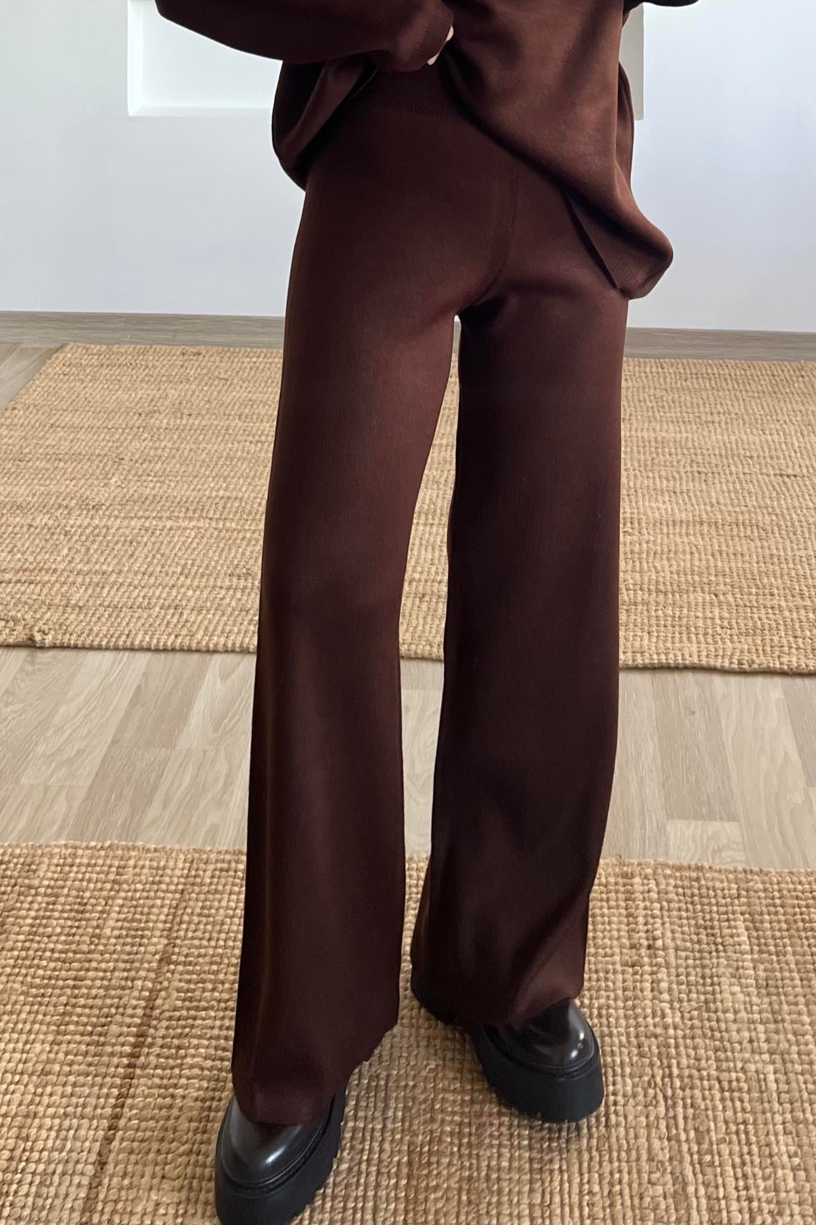 Kahverengi Comfort Triko Takım uygun fiyatlarda www.butikhola.com adresinde