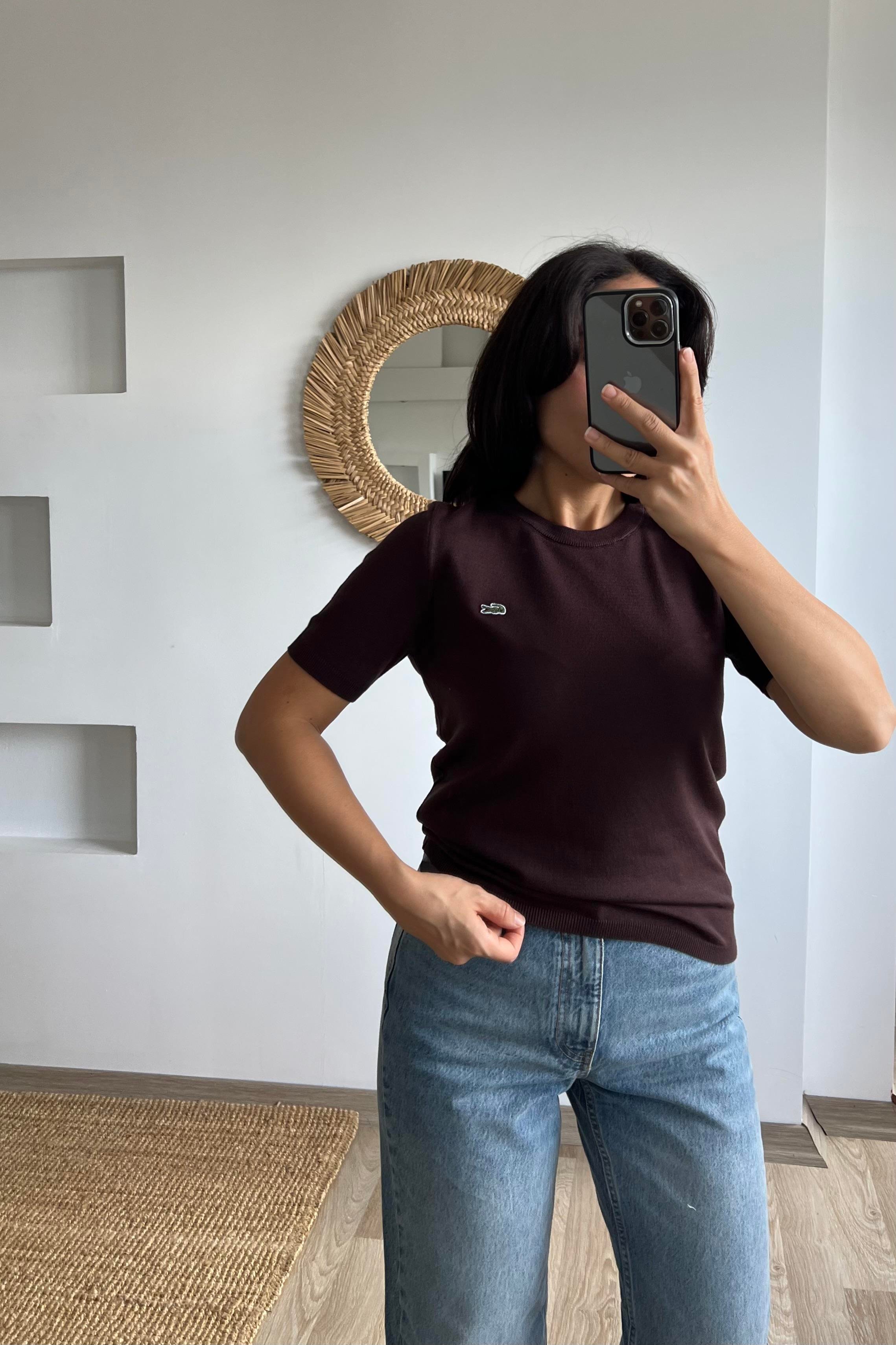 Kahverengi Logo Nakışlı Yumuşak Dokulu Triko uygun fiyatlarda www.butikhola.com adresinde