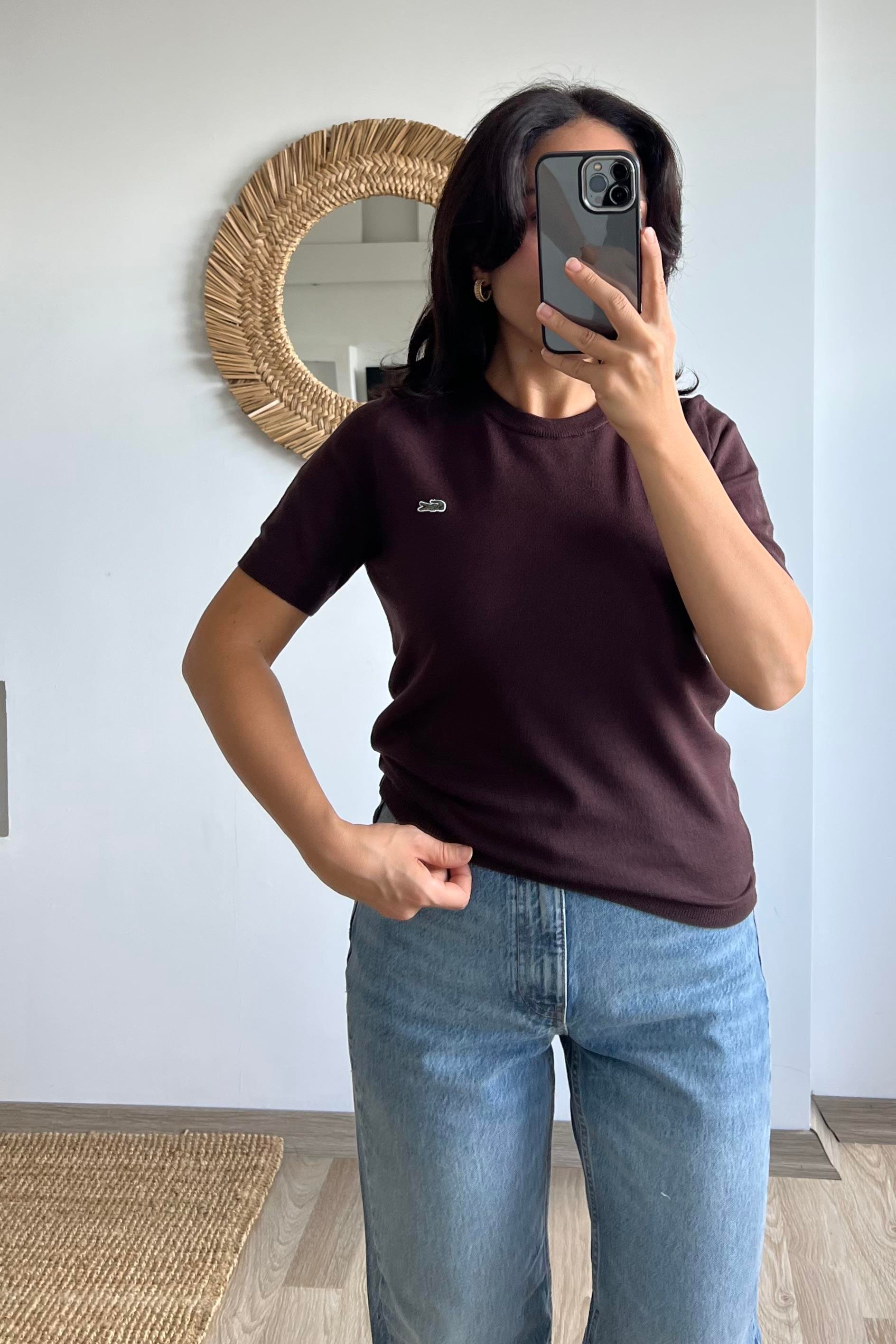 Kahverengi Logo Nakışlı Yumuşak Dokulu Triko uygun fiyatlarda www.butikhola.com adresinde