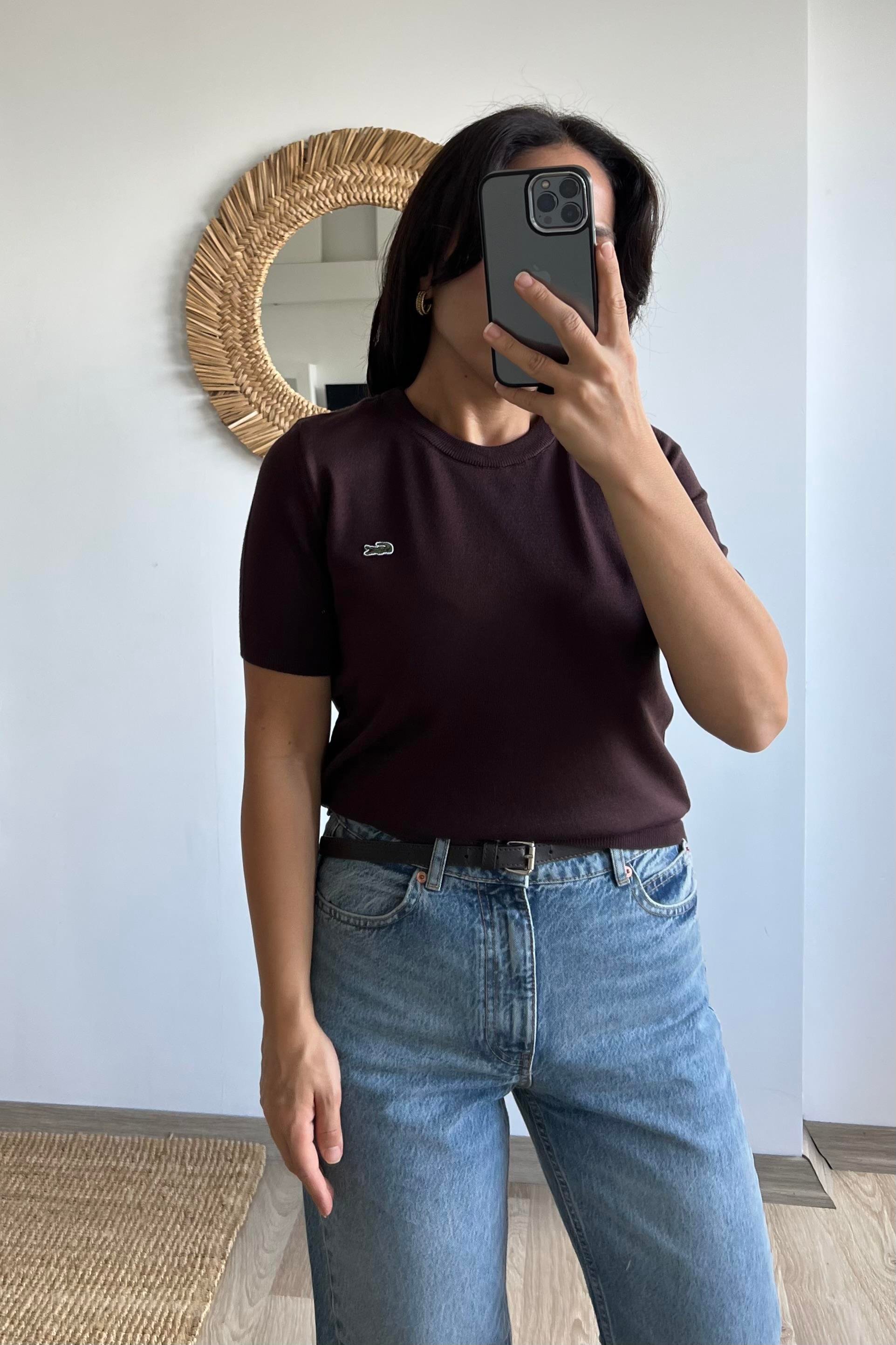 Kahverengi Logo Nakışlı Yumuşak Dokulu Triko uygun fiyatlarda www.butikhola.com adresinde