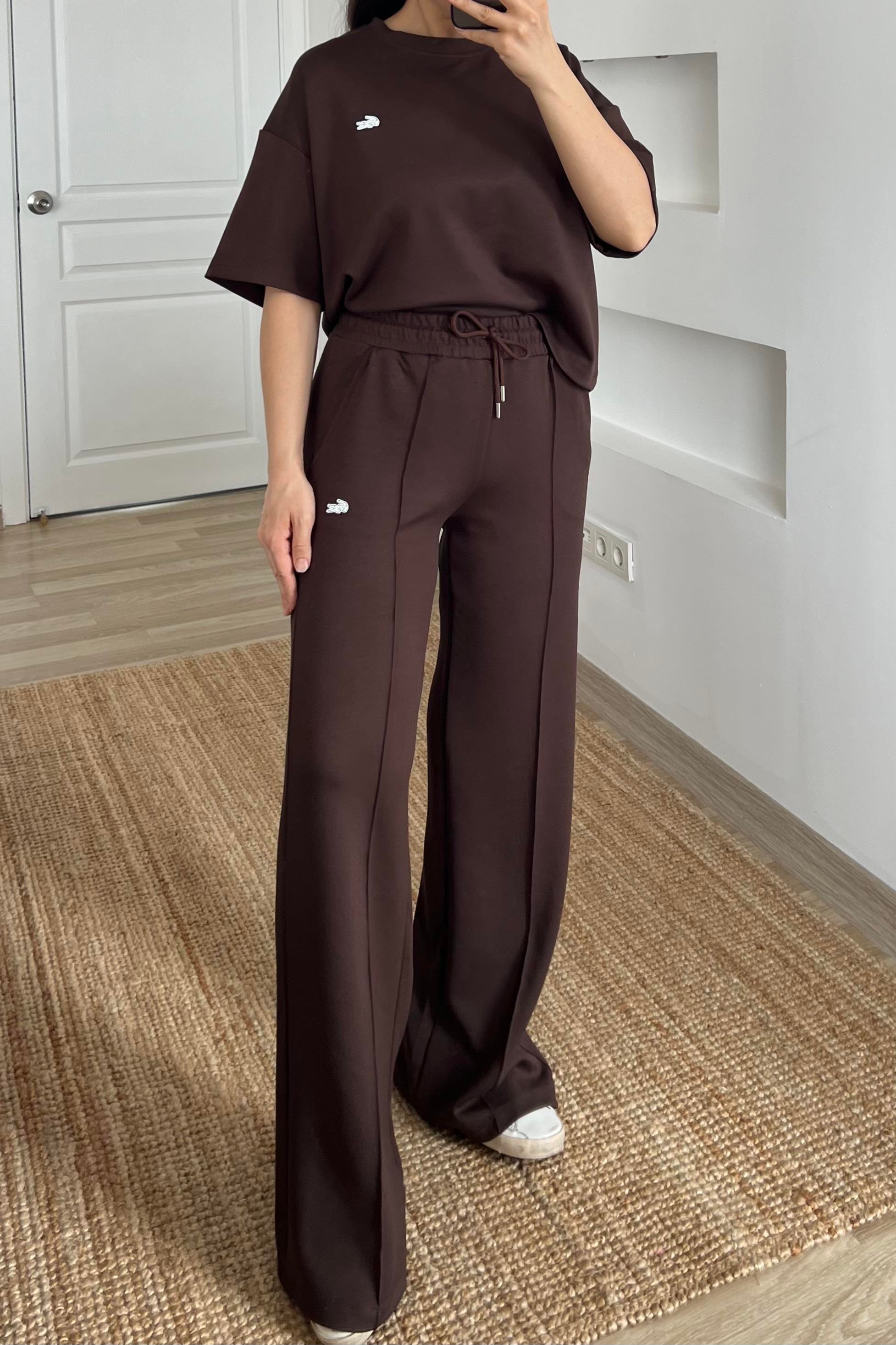 Kahverengi Modal Eşofman Takım uygun fiyatlarda www.butikhola.com adresinde
