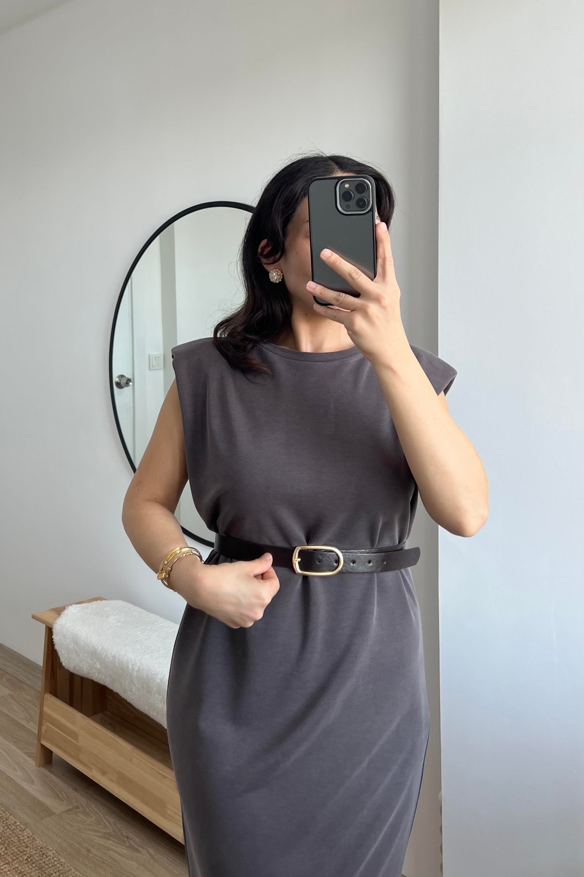 Kahverengi Modal Vatkalı Elbise uygun fiyatlarda www.butikhola.com adresinde