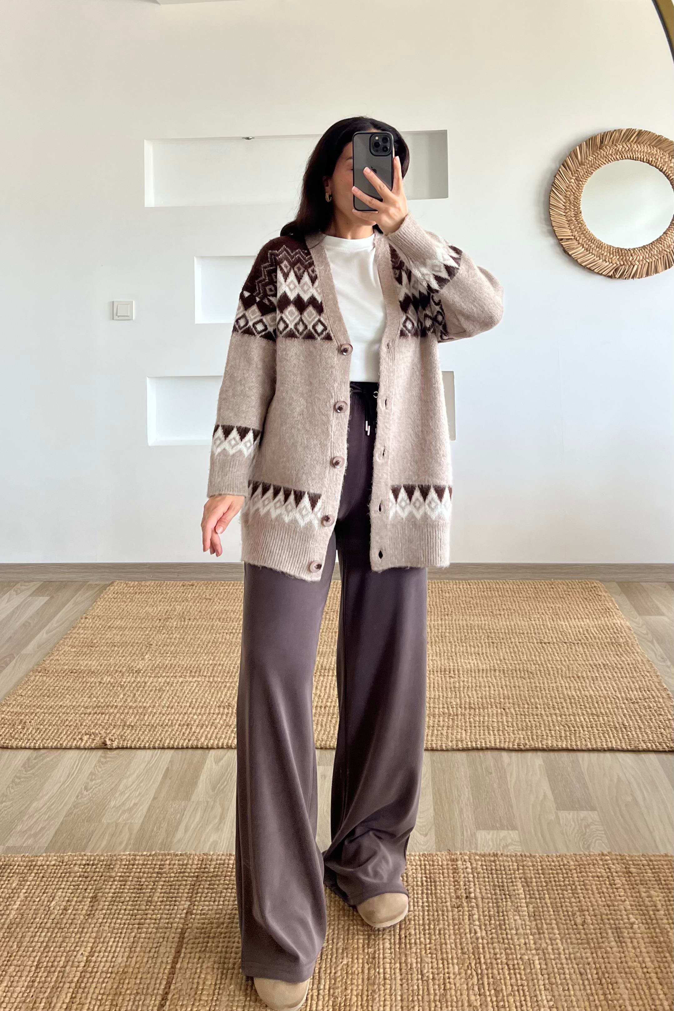 Kahverengi Oys Rahat Modal Pantolon uygun fiyatlarda www.butikhola.com adresinde