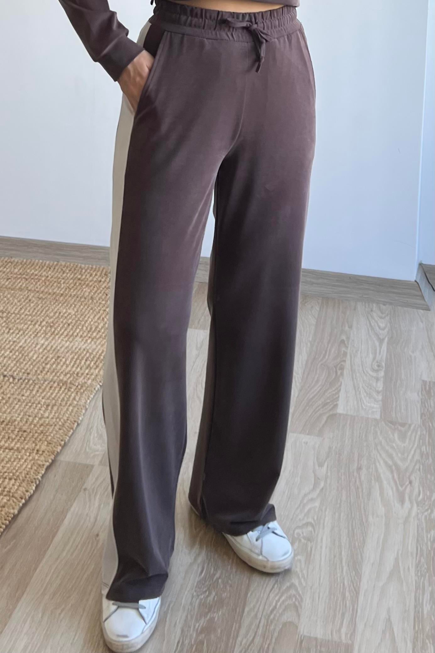 Kahverengi Oysho Kumaş Modal Polo Yaka Sweat Pantolon Takım uygun fiyatlarda www.butikhola.com adresinde