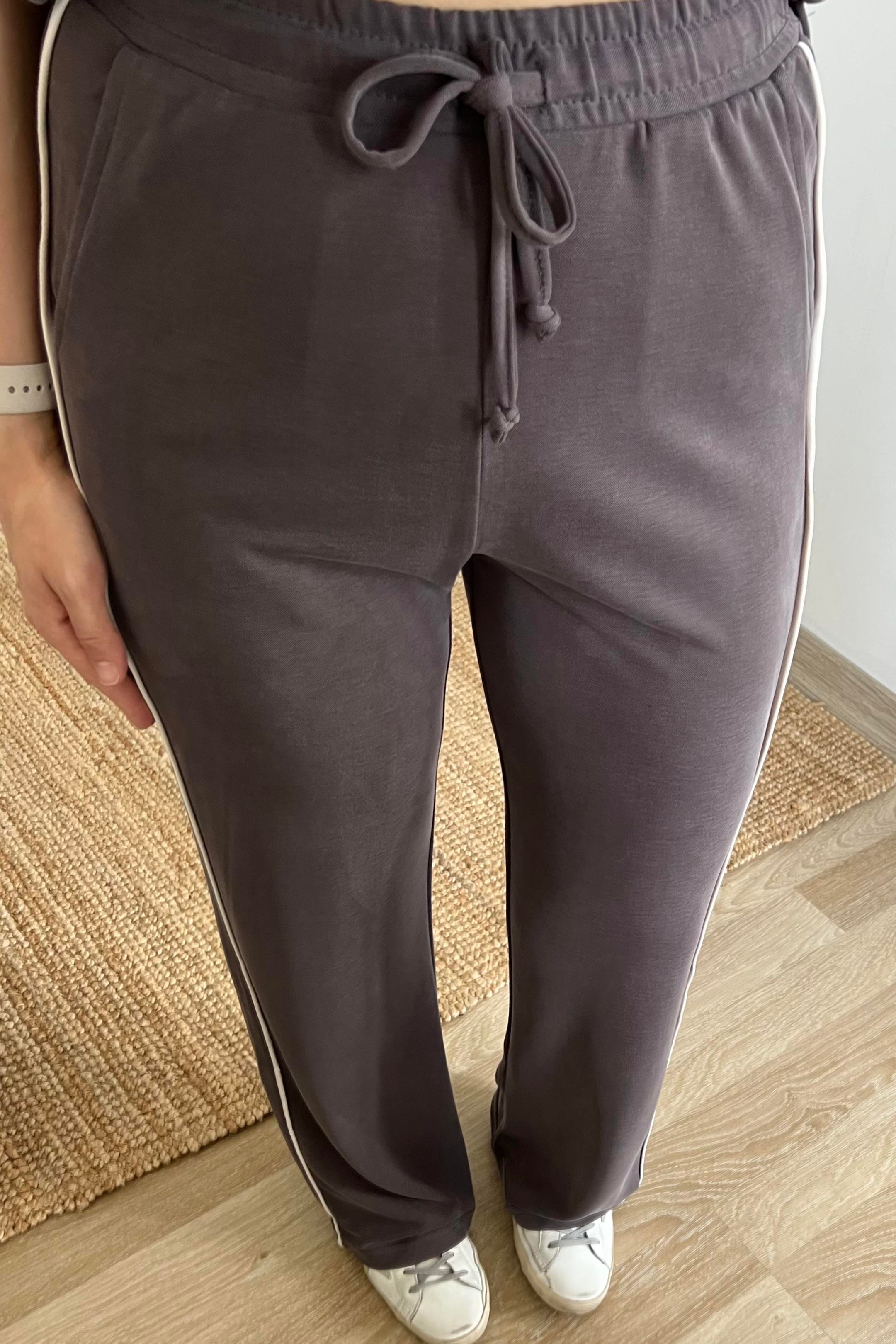 Kahverengi Oysho Kumaş Modal Polo Yaka Tshirt Pantolon Takım uygun fiyatlarda www.butikhola.com adresinde