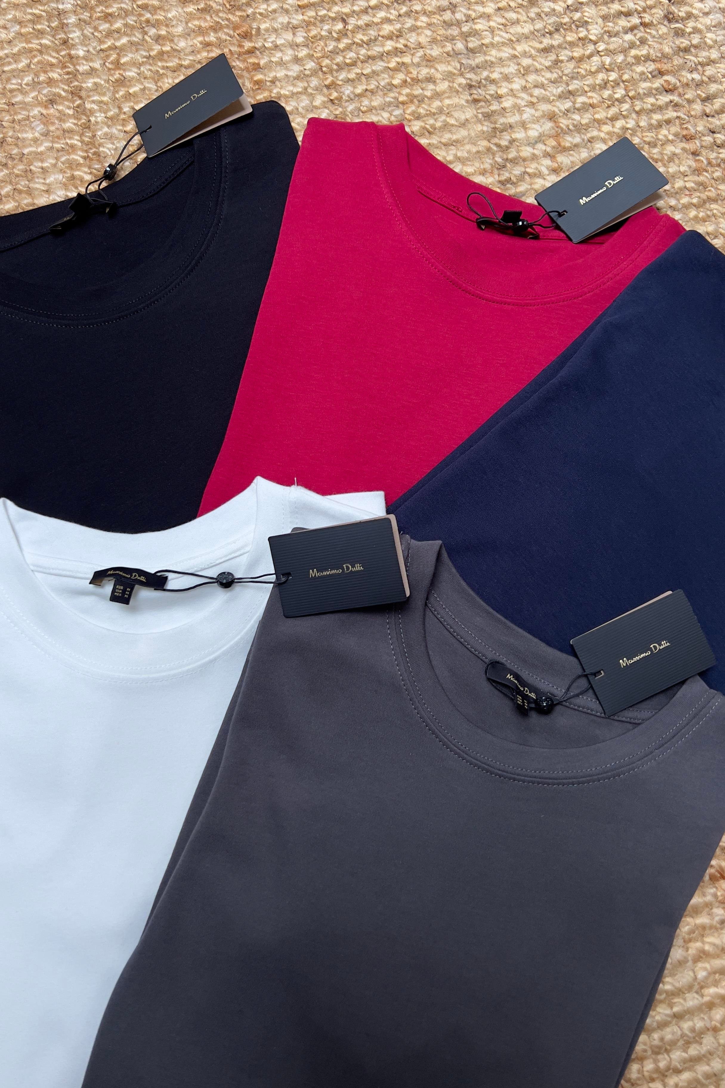 Koyu Gri Organik Pamuklu Basic Tshirt uygun fiyatlarda www.butikhola.com adresinde