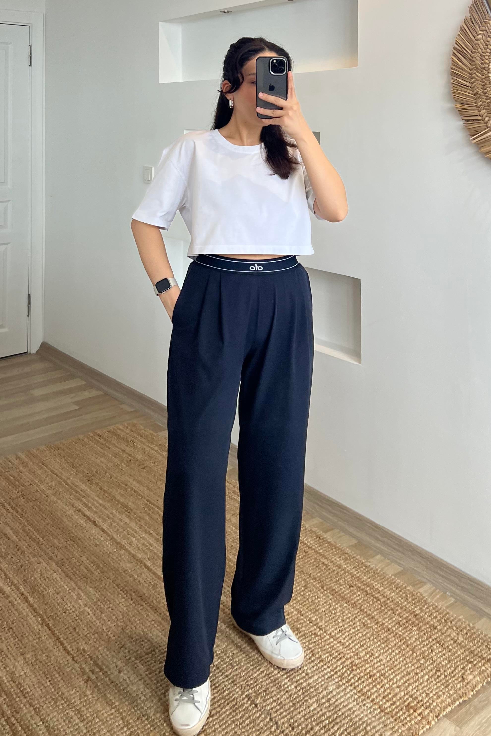 Lacivert Beli Logo Şeritli Trn Pantolon uygun fiyatlarda www.butikhola.com adresinde
