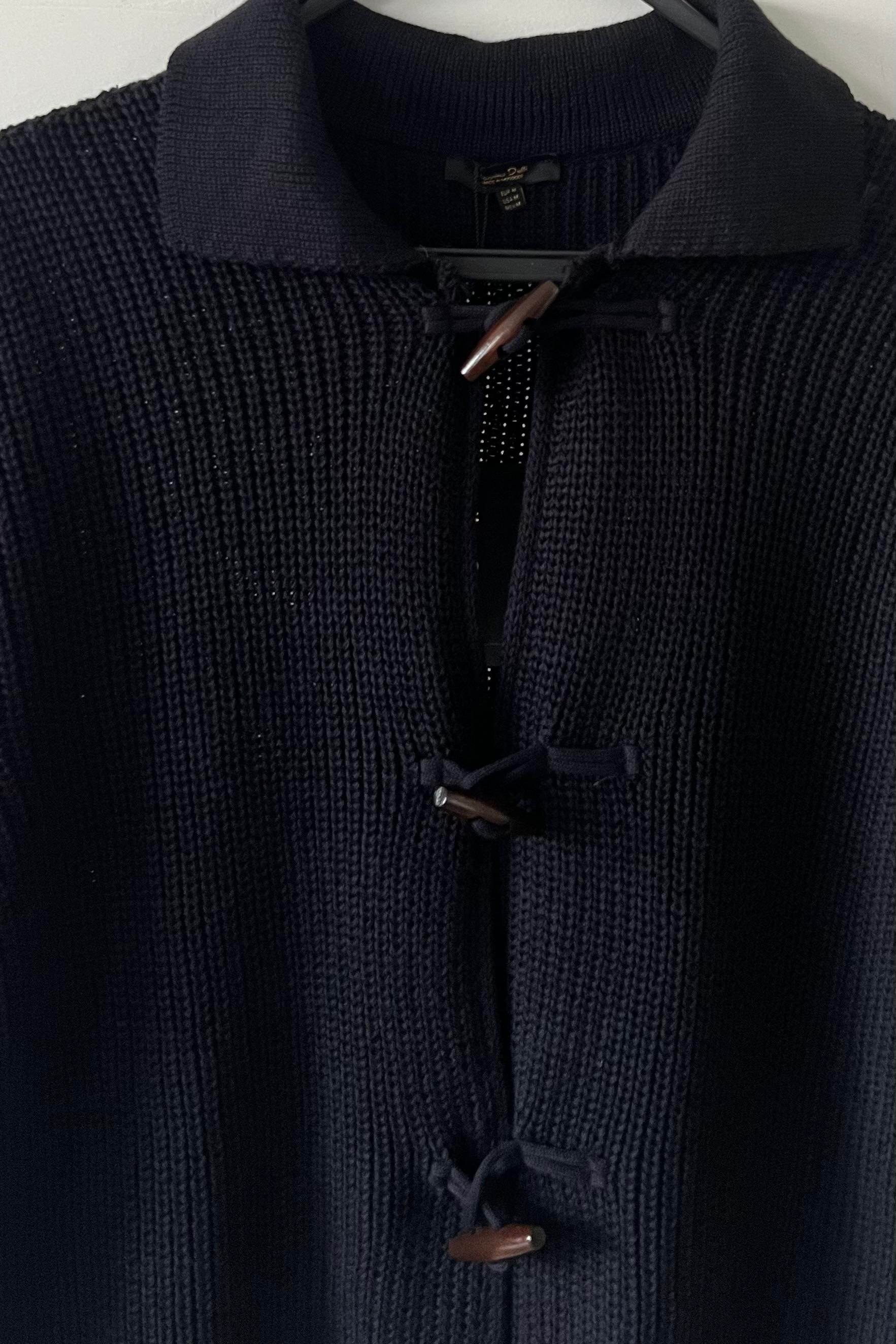 Lacivert Boynuz Düğmeli Merserize Hırka uygun fiyatlarda www.butikhola.com adresinde