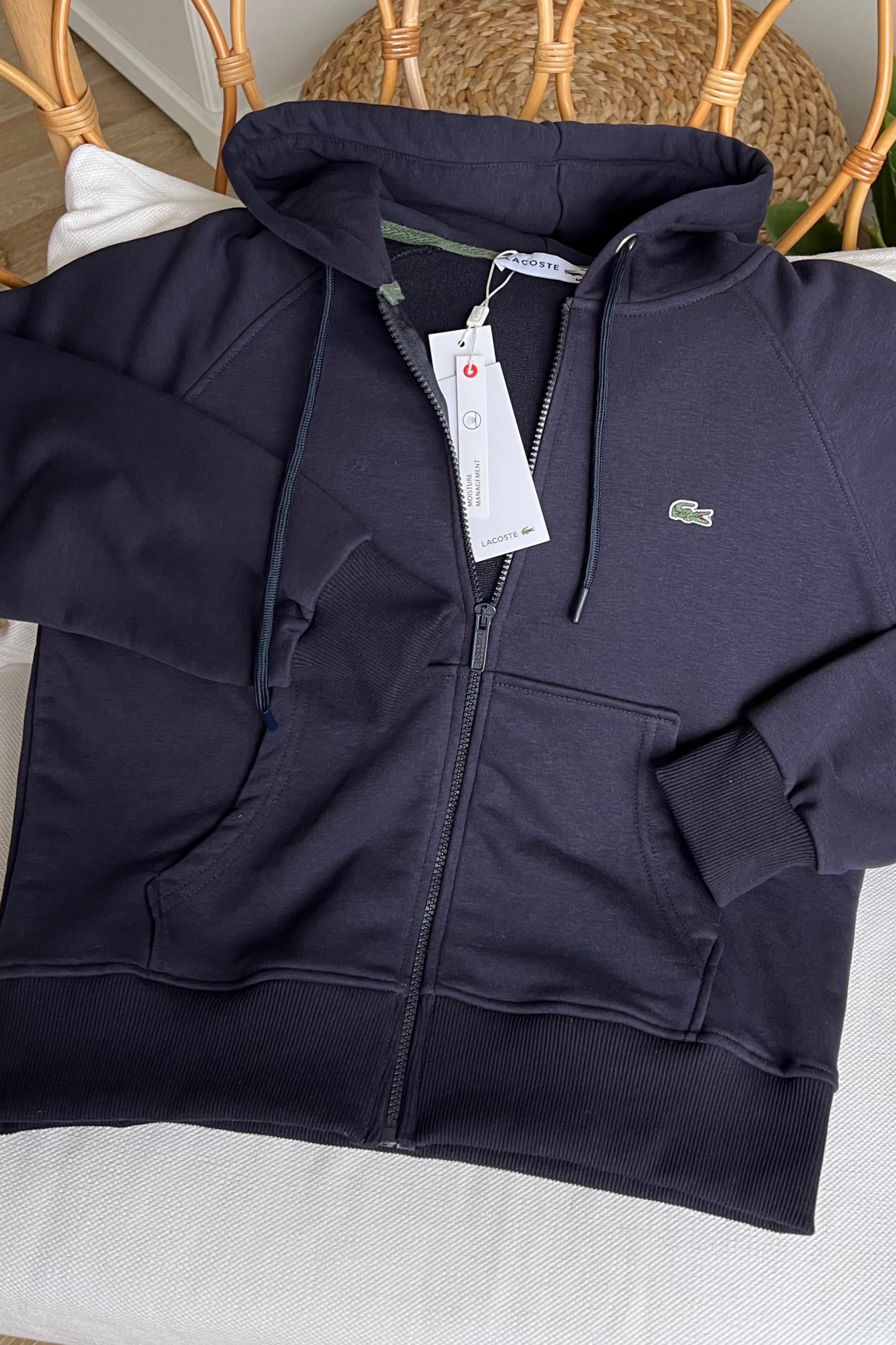 Lacivert  Logo Nakışlı Sweat Hırka uygun fiyatlarda www.butikhola.com adresinde