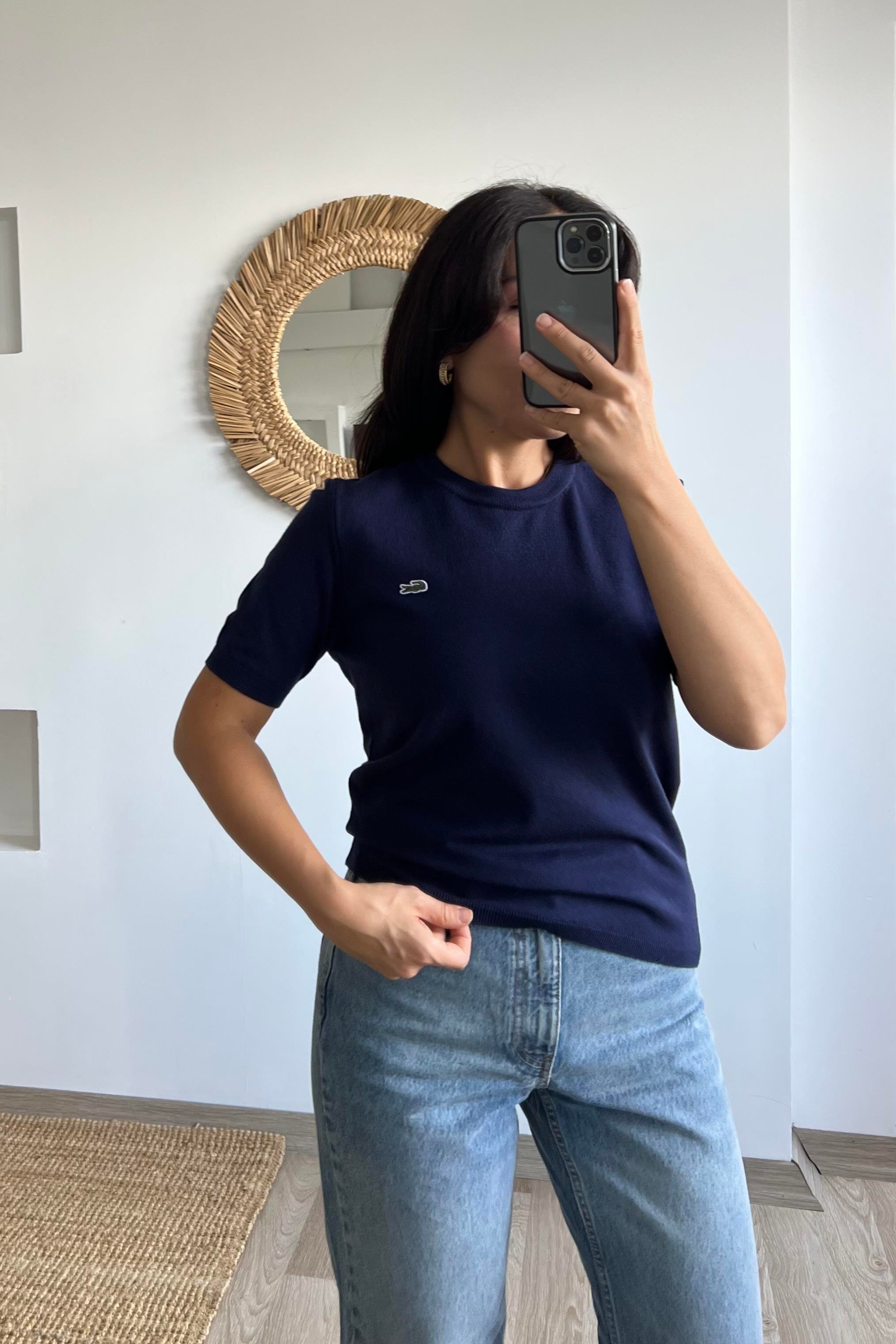 Lacivert Logo Nakışlı Yumuşak Dokulu Triko uygun fiyatlarda www.butikhola.com adresinde