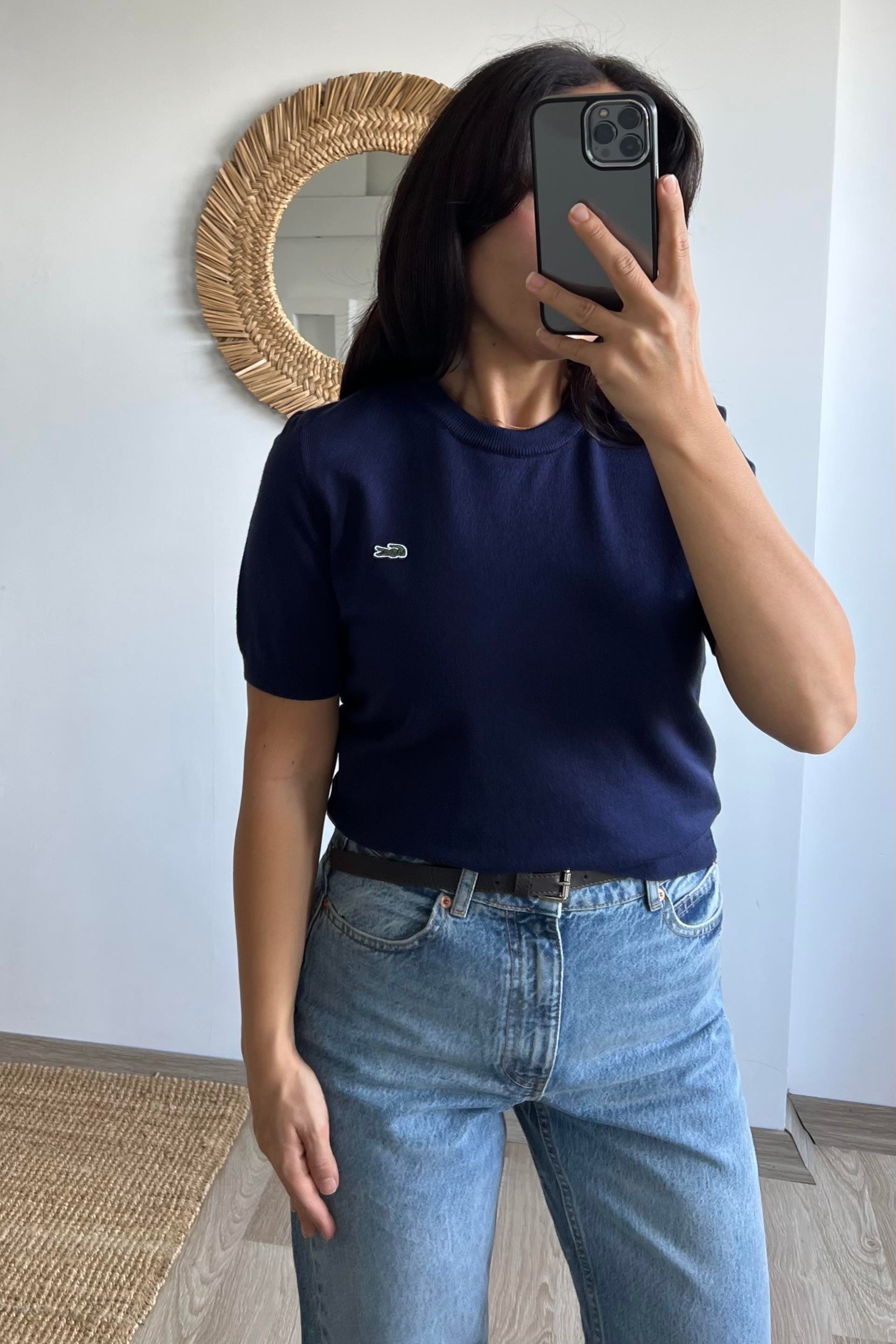 Lacivert Logo Nakışlı Yumuşak Dokulu Triko uygun fiyatlarda www.butikhola.com adresinde