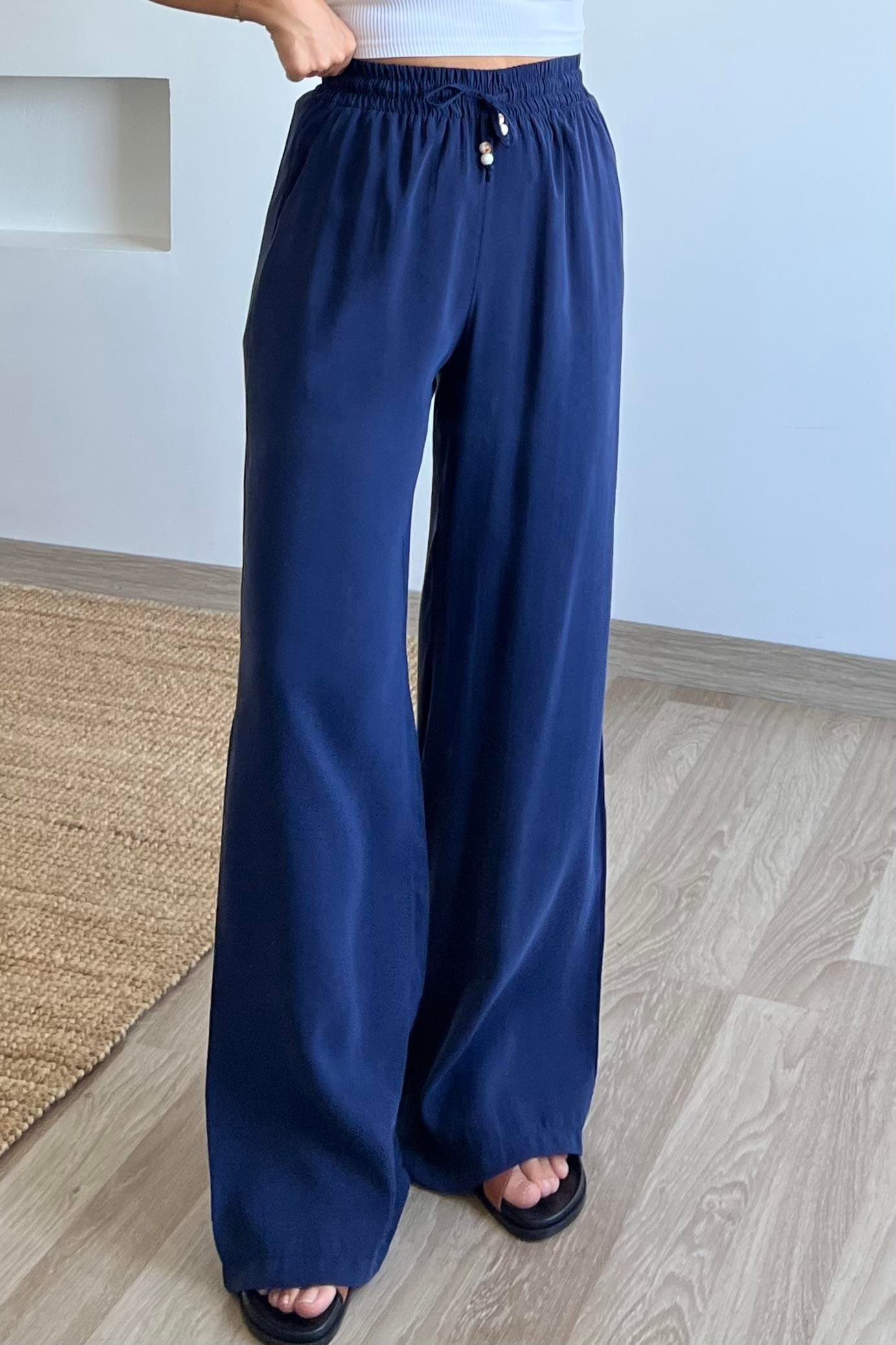 Lacivert Modal Premium Gömlek Pantolon Takım uygun fiyatlarda www.butikhola.com adresinde