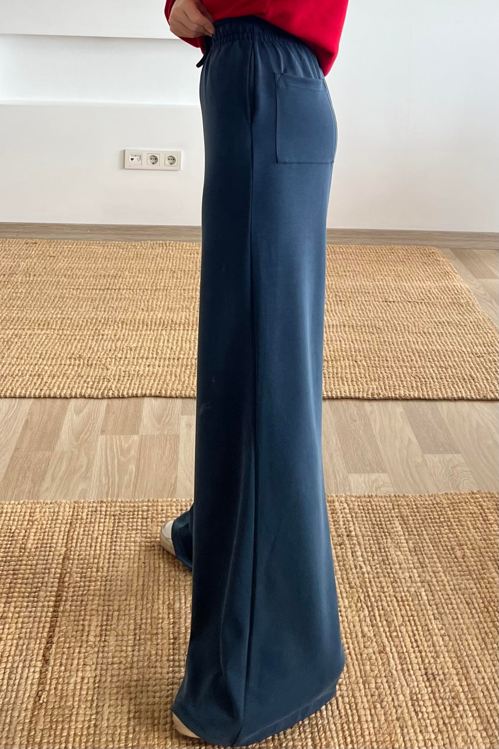 Lacivert Oys Rahat Modal Pantolon uygun fiyatlarda www.butikhola.com adresinde