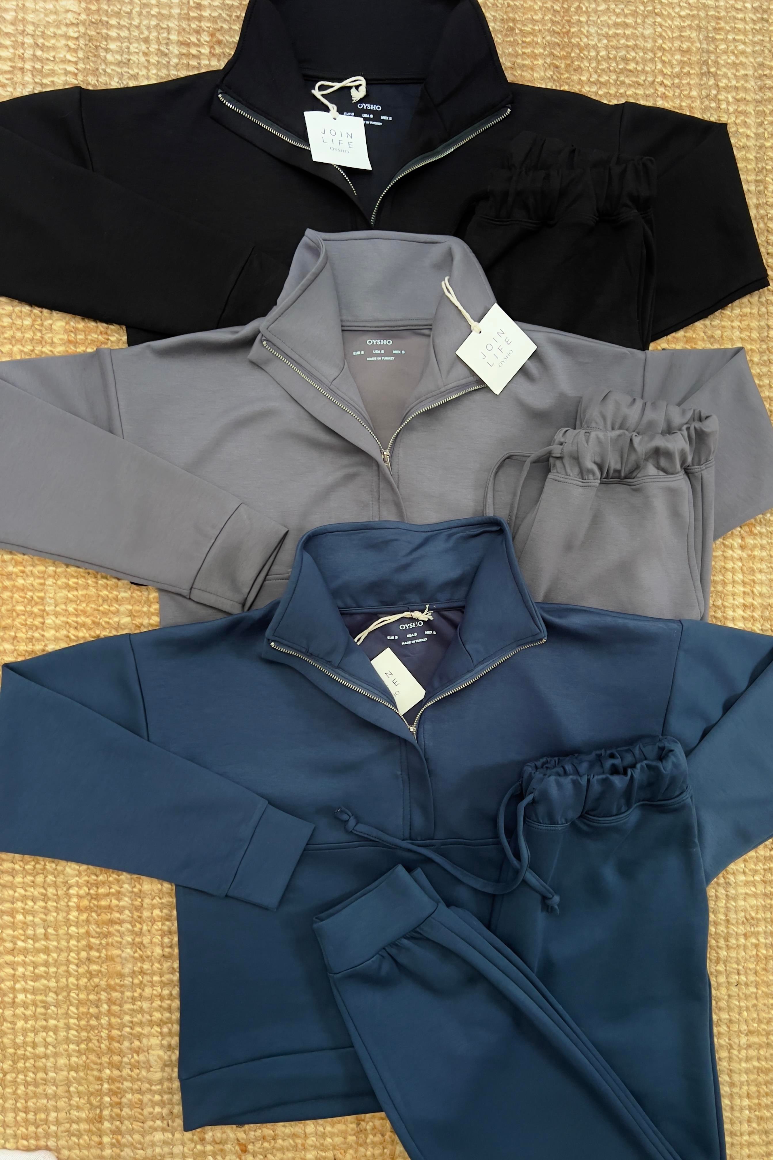 Lacivert Oys Yarım Fermuarlı Modal Takım uygun fiyatlarda www.butikhola.com adresinde