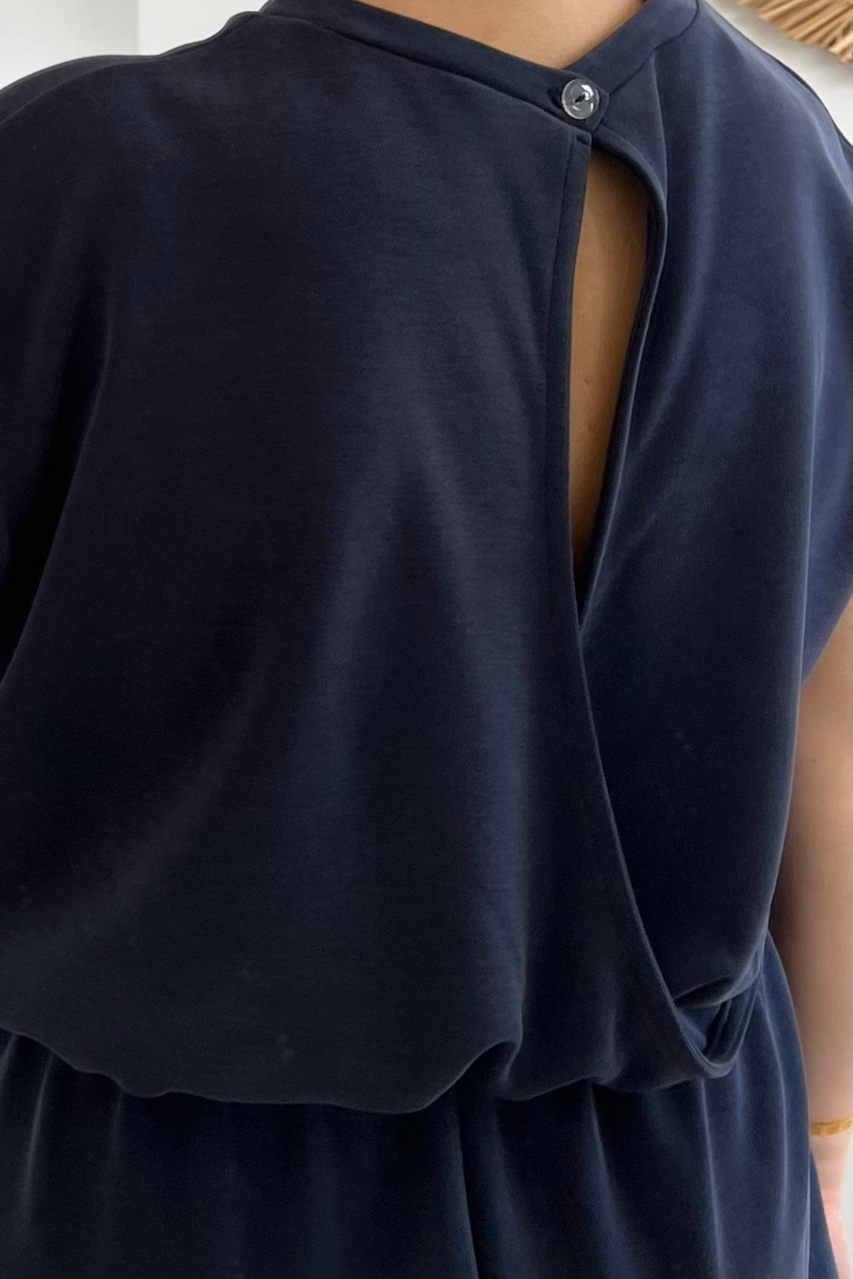 Lacivert Oysho Kumaş Modal Tulum uygun fiyatlarda www.butikhola.com adresinde