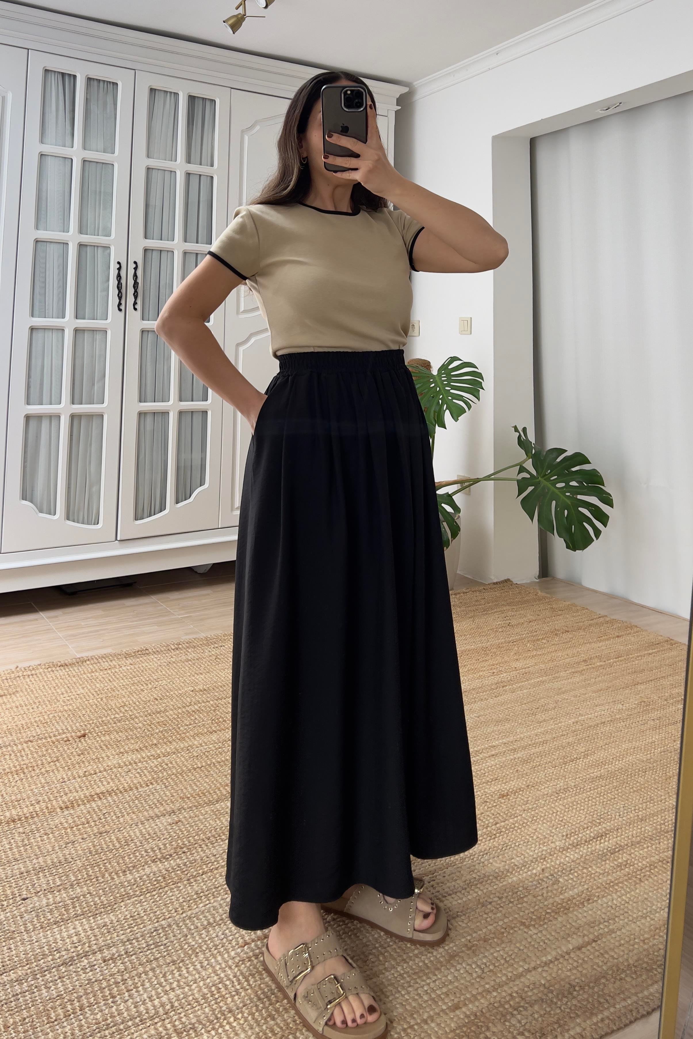 MD Bej Biye Detaylı Tshirt uygun fiyatlarda www.butikhola.com adresinde