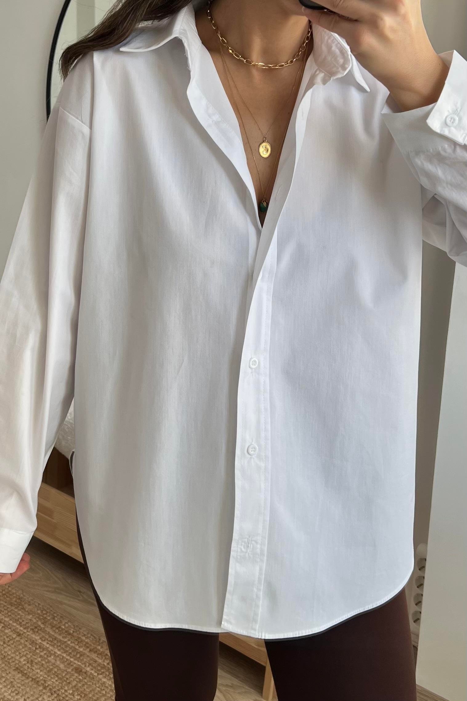 MD Beyaz Poplin Gömlek uygun fiyatlarda www.butikhola.com adresinde