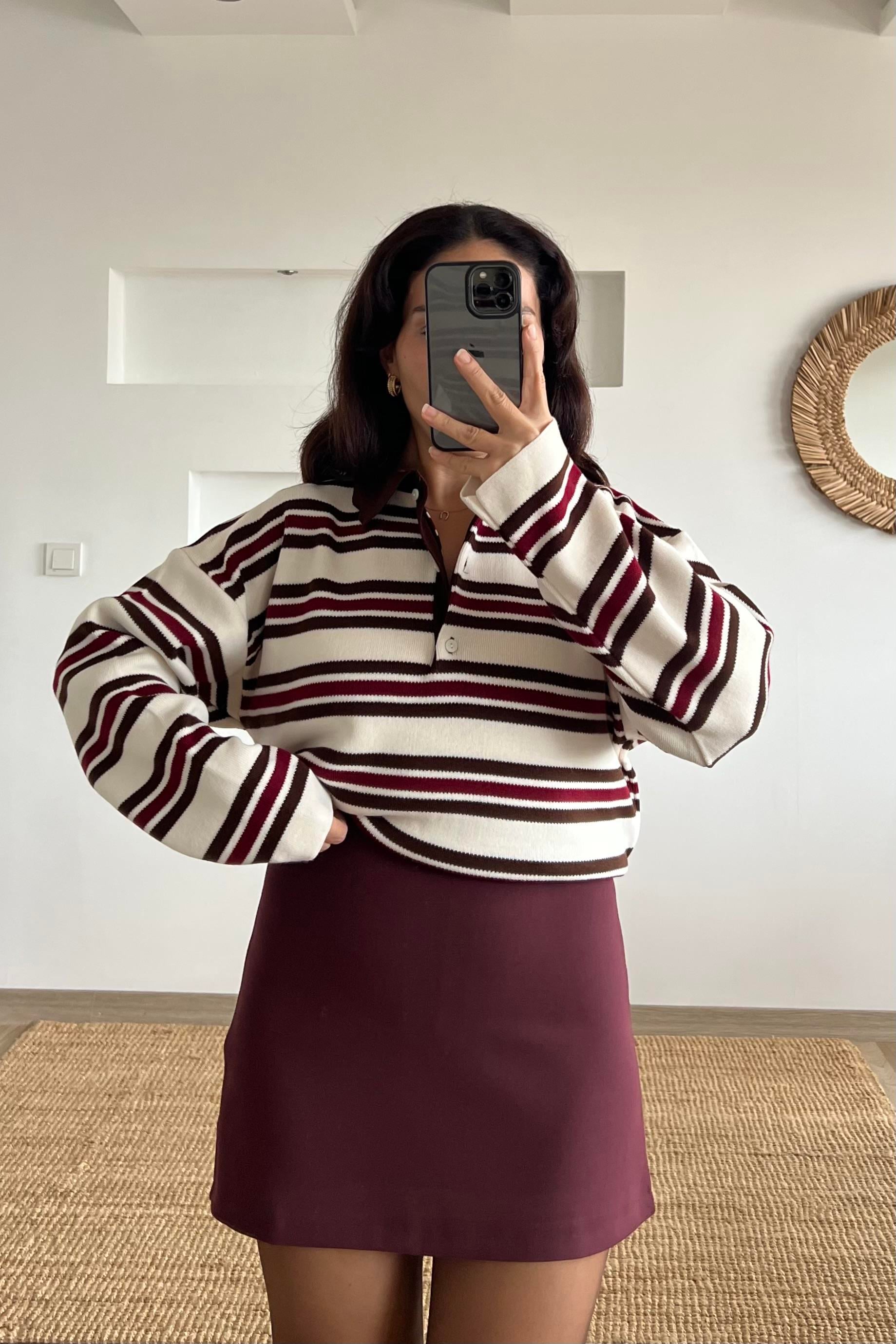 MD Bordo Mini Etek uygun fiyatlarda www.butikhola.com adresinde
