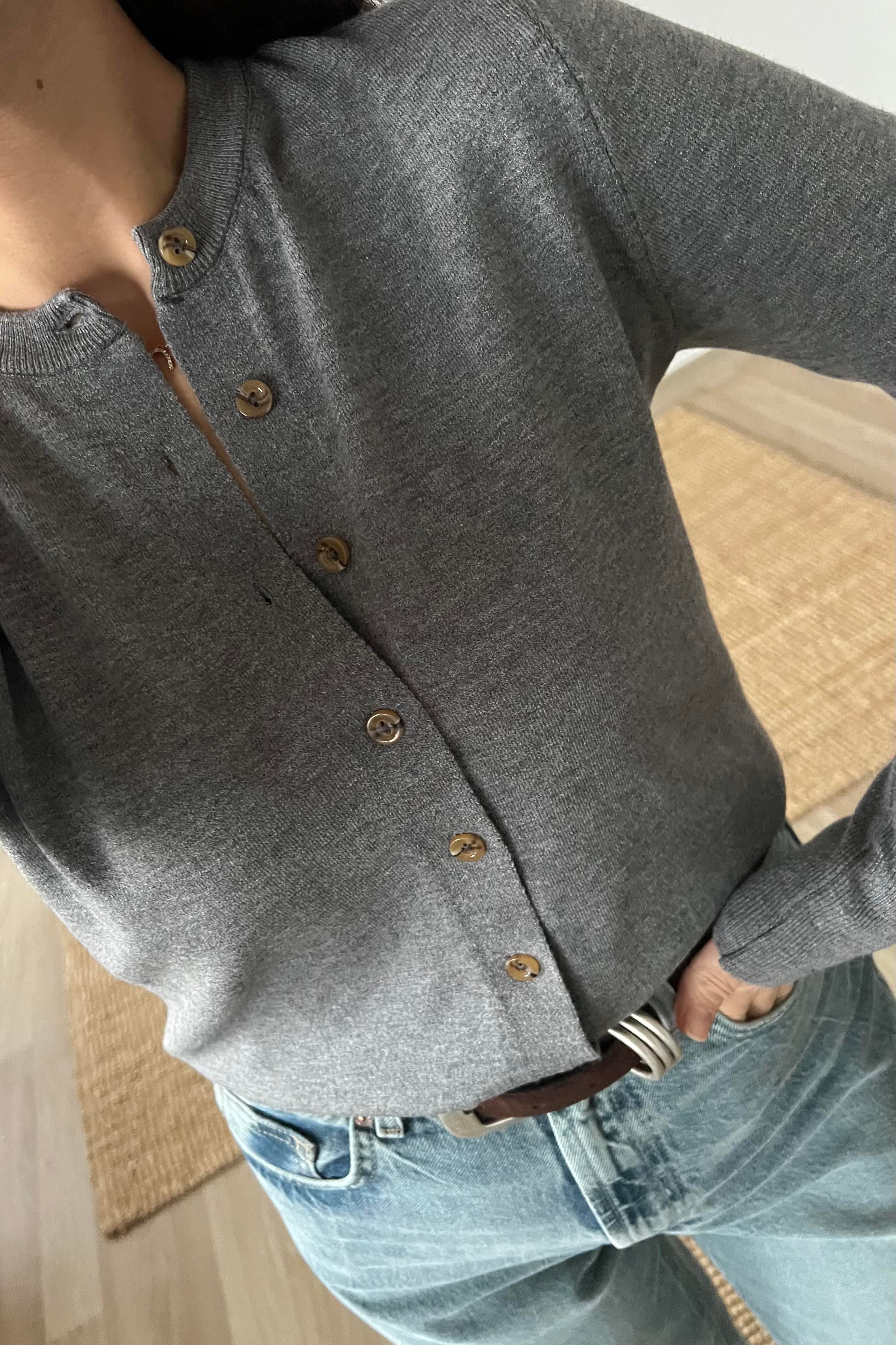 Md Gri Yumuşak Dokulu Hırka uygun fiyatlarda www.butikhola.com adresinde