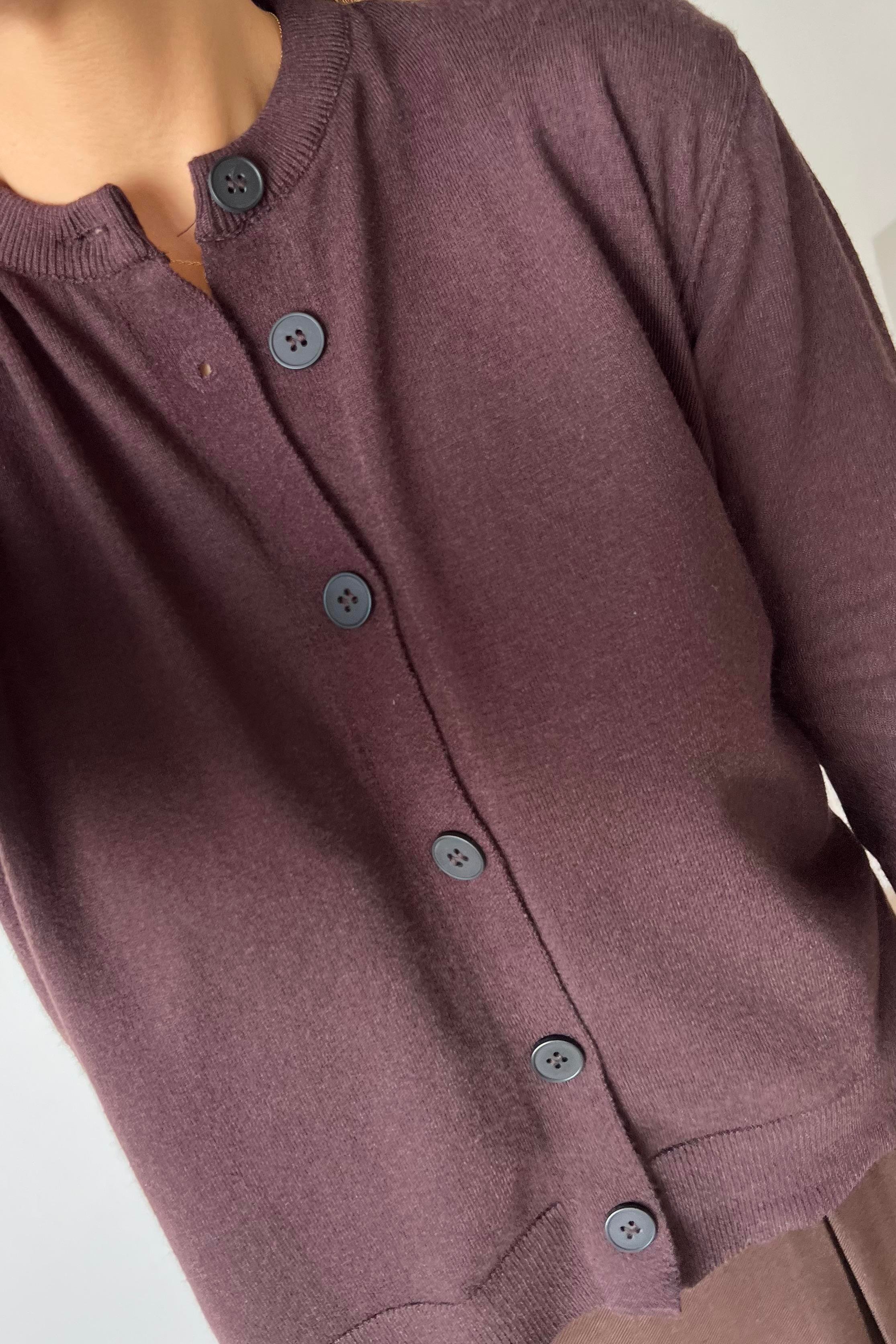 Md Kahve Yumuşak Dokulu Hırka  uygun fiyatlarda www.butikhola.com adresinde