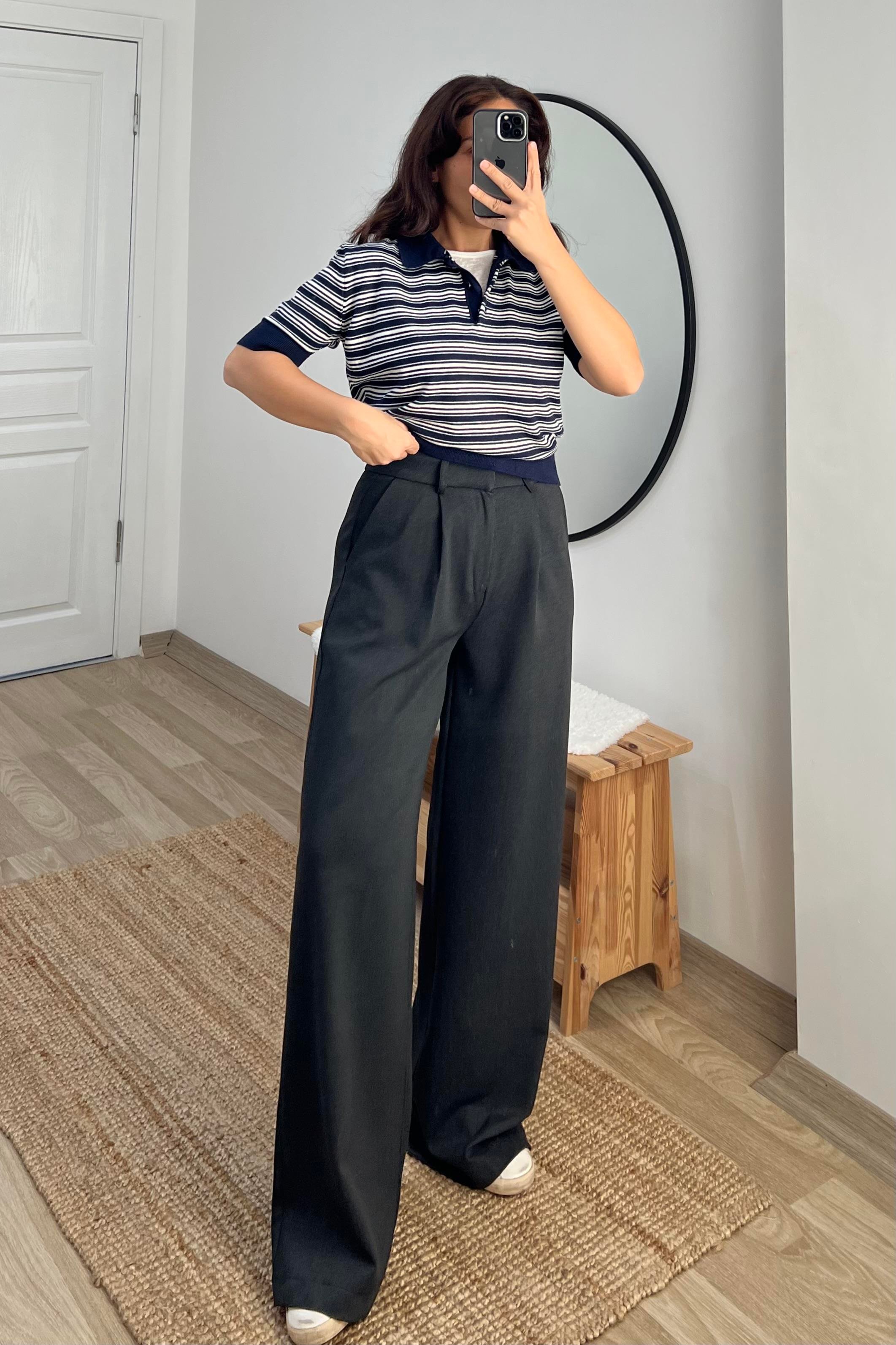 MD Lacivert Çizgili Polo Yaka Triko uygun fiyatlarda www.butikhola.com adresinde