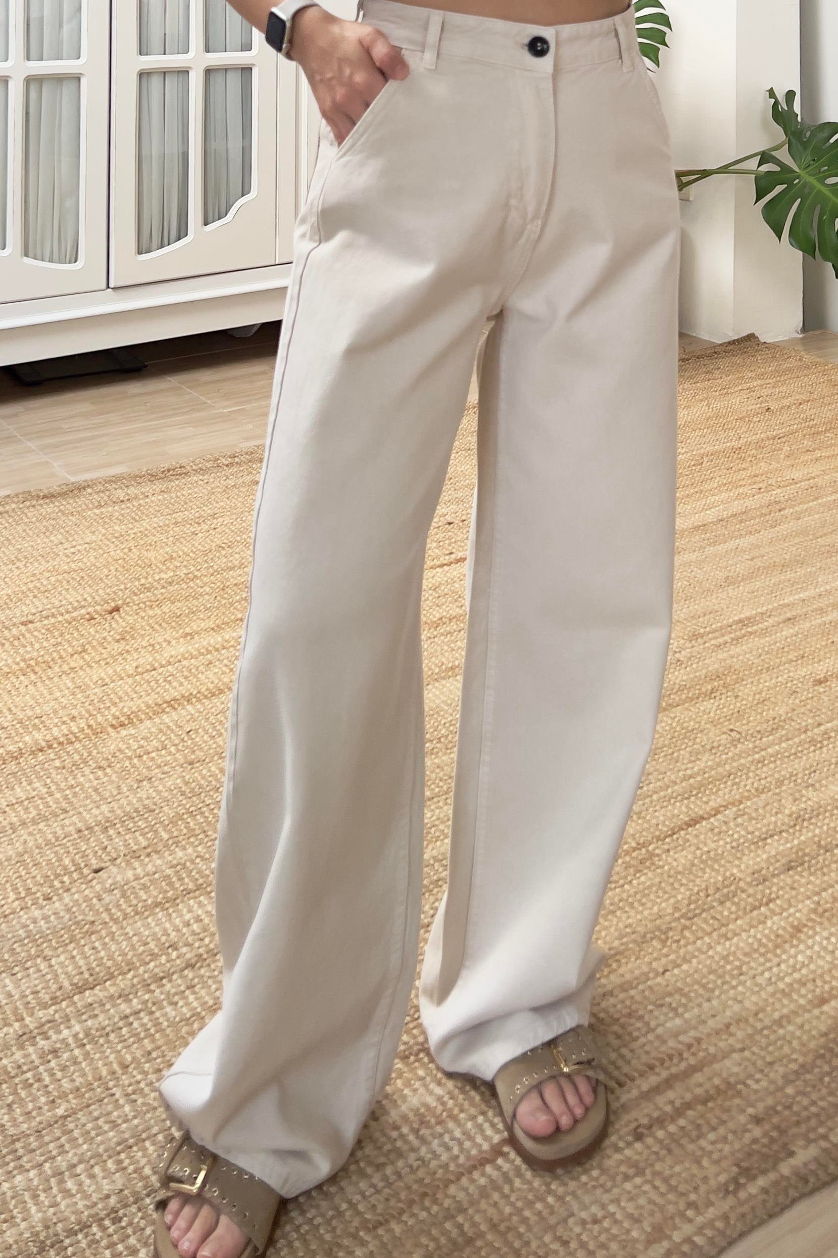 MD Taş Rengi Yüksek Bel Baggy Jean uygun fiyatlarda www.butikhola.com adresinde