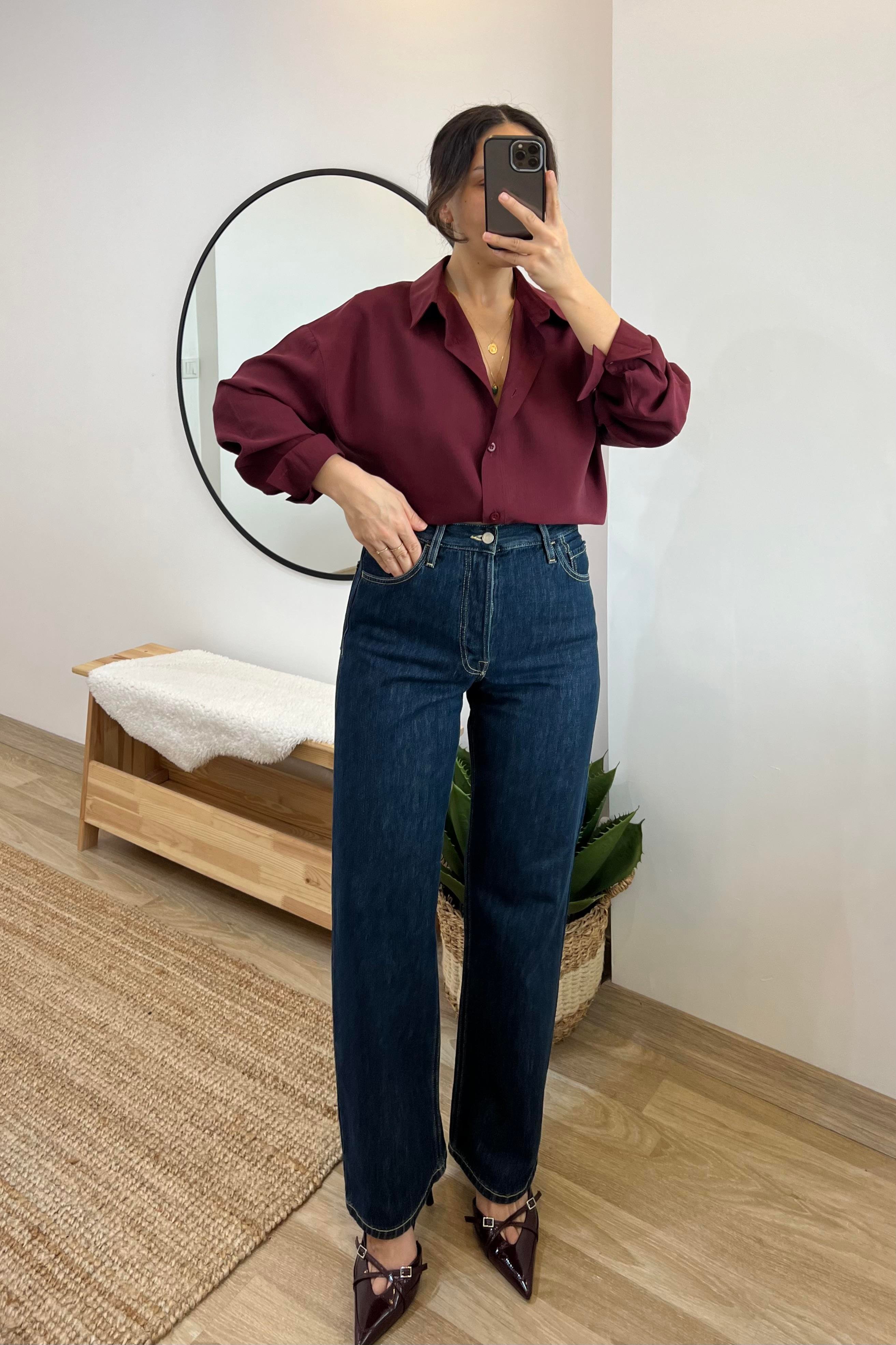 MD Yüksek Bel Straight Fit Jean uygun fiyatlarda www.butikhola.com adresinde