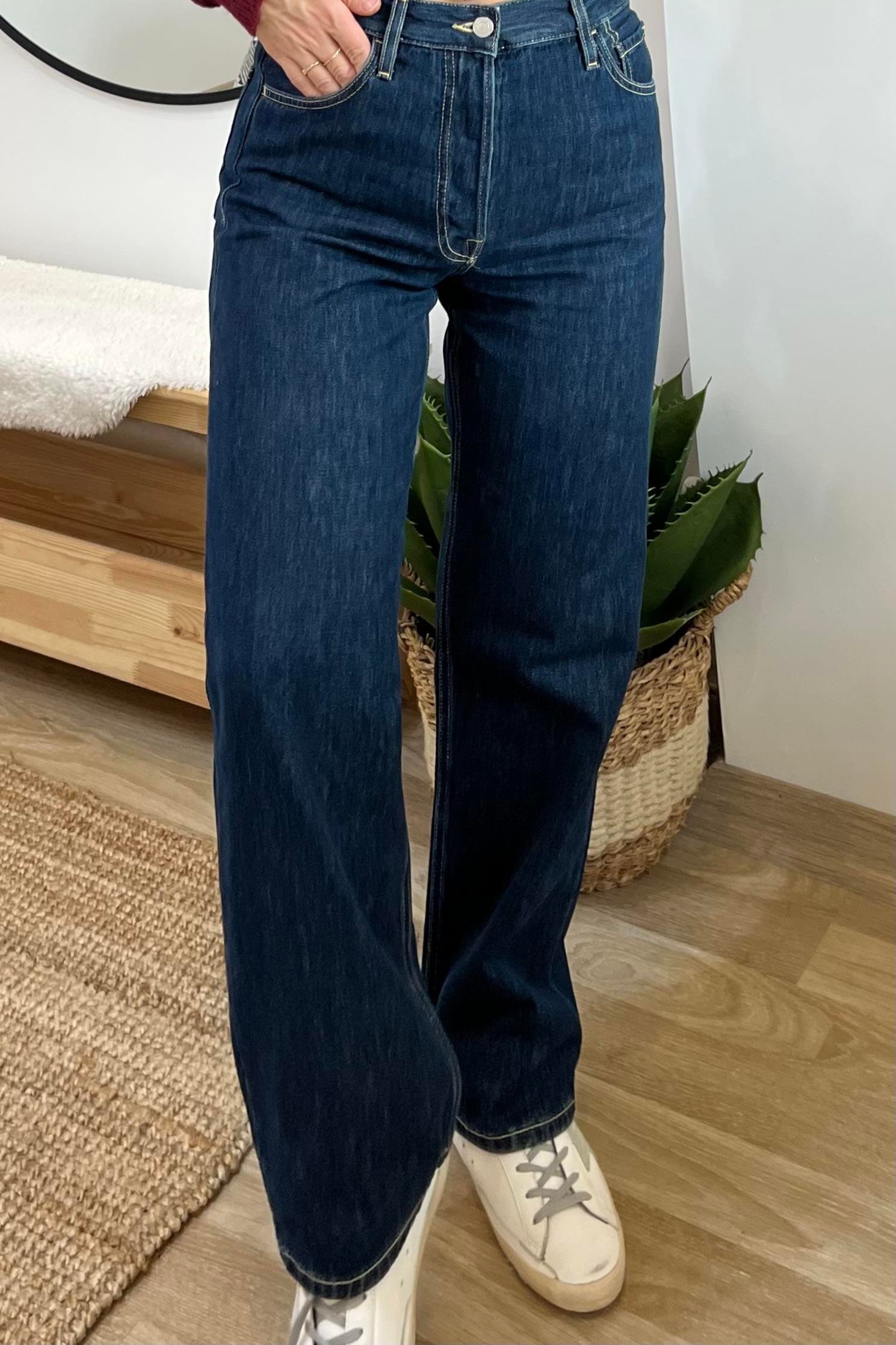 MD Yüksek Bel Straight Fit Jean uygun fiyatlarda www.butikhola.com adresinde