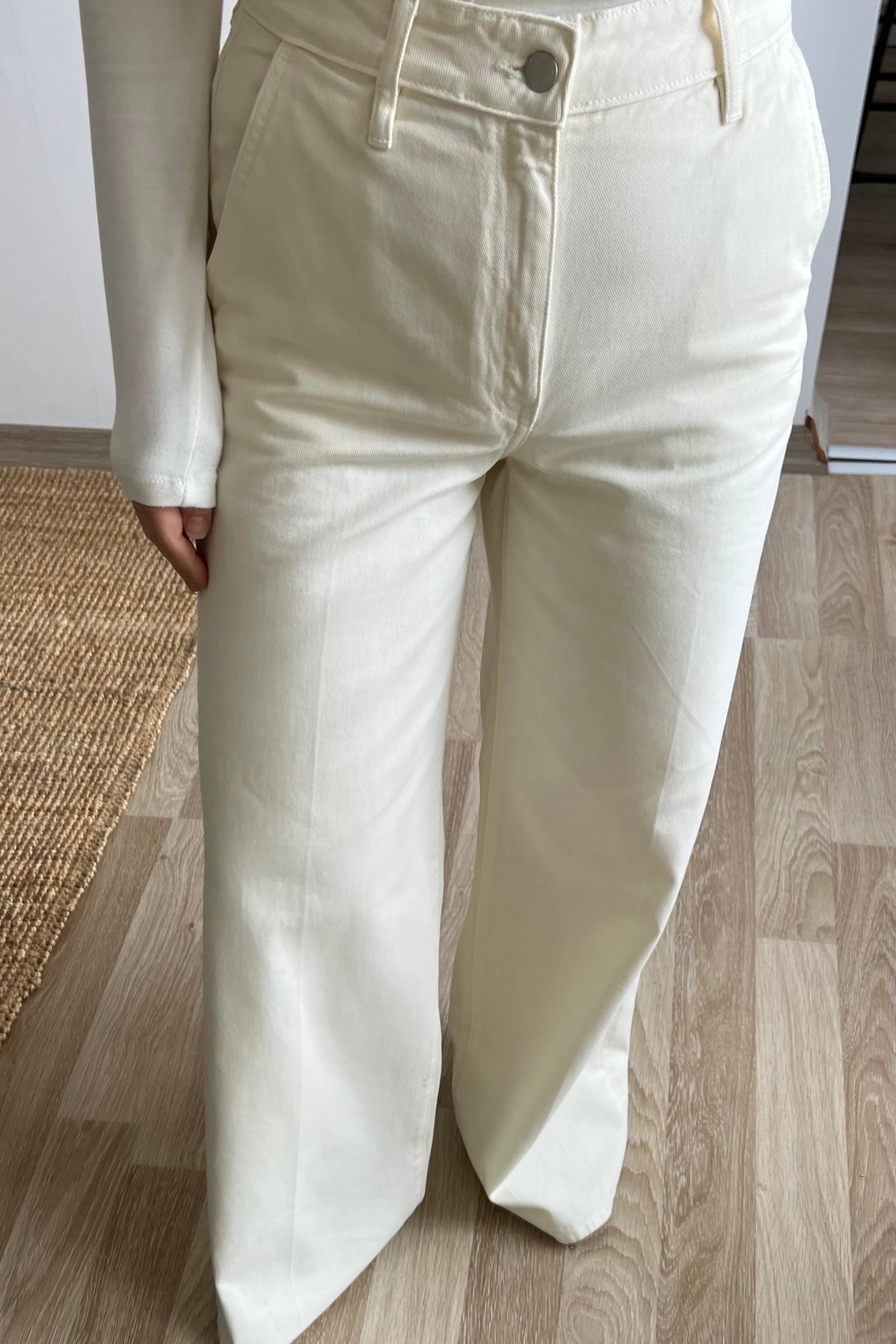 Mng Ekru Bol Paça Jean uygun fiyatlarda www.butikhola.com adresinde