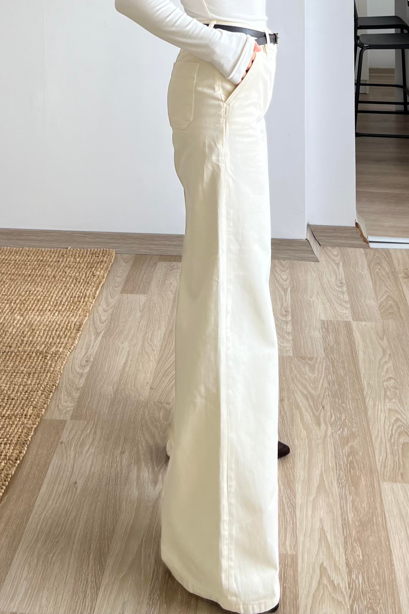 Mng Ekru Bol Paça Jean uygun fiyatlarda www.butikhola.com adresinde
