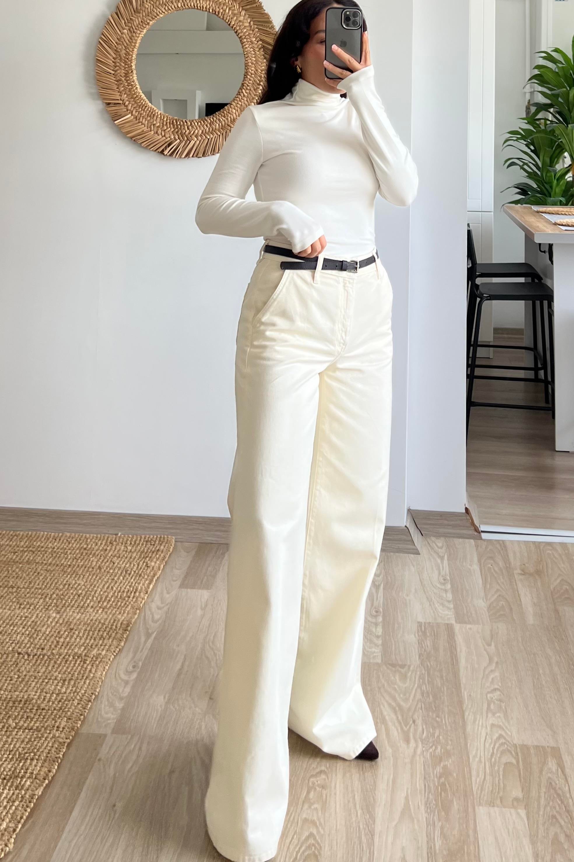 Mng Ekru Bol Paça Jean uygun fiyatlarda www.butikhola.com adresinde