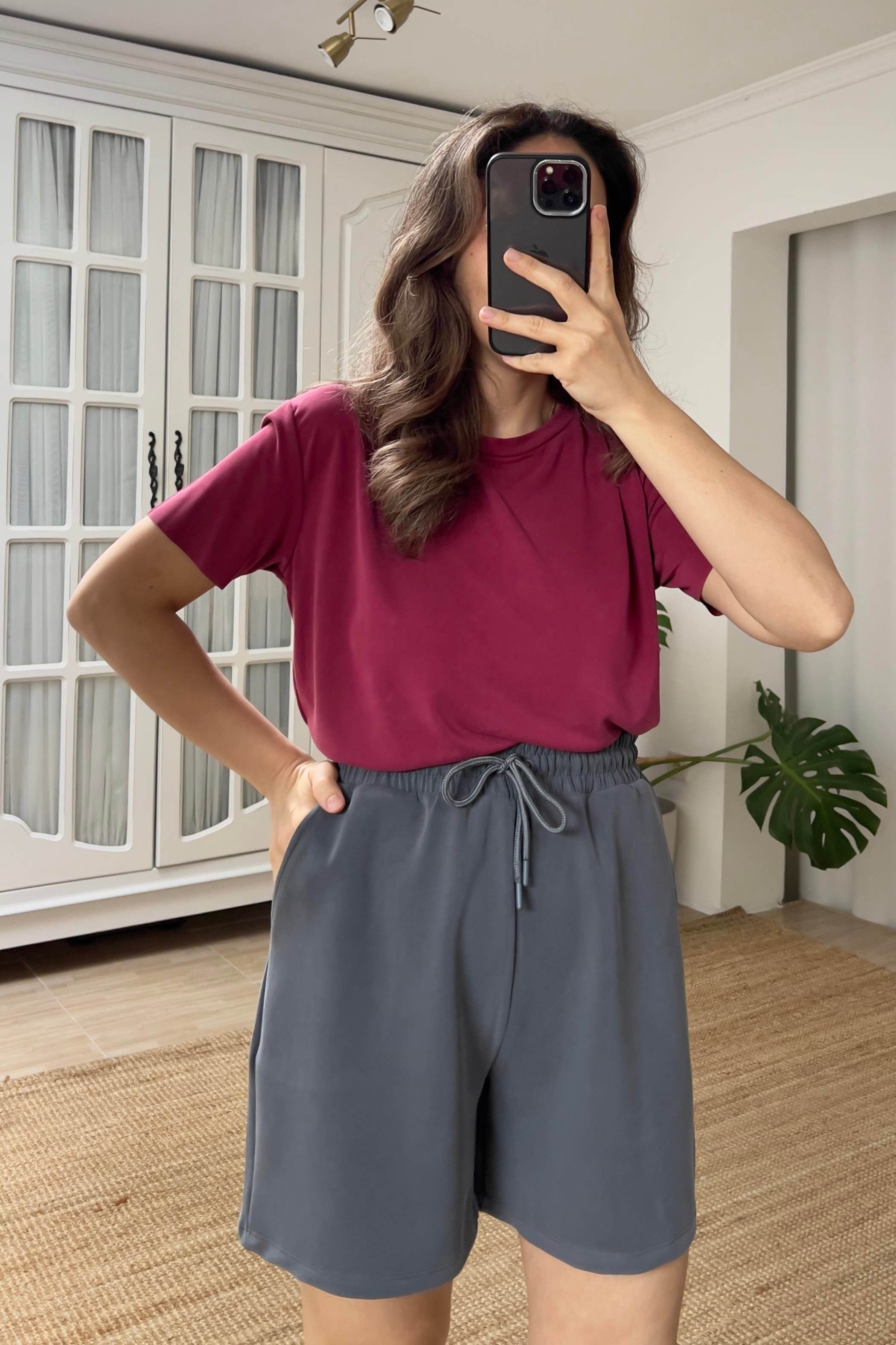 Mürdüm Oys Modal Tshirt uygun fiyatlarda www.butikhola.com adresinde
