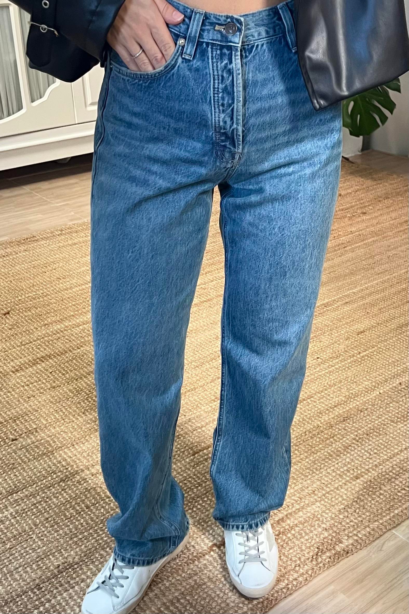 Orj Marka Yüksek Bel Straight Fit Jean uygun fiyatlarda www.butikhola.com adresinde