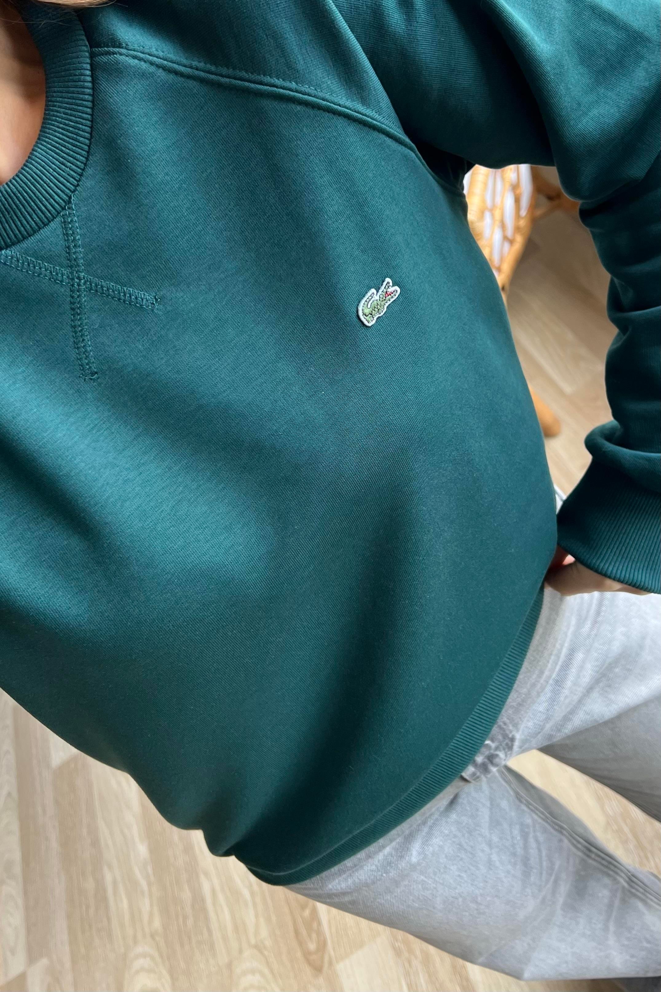 Petrol Logo Nakışlı Yaka Detaylı Sweatshirt uygun fiyatlarda www.butikhola.com adresinde