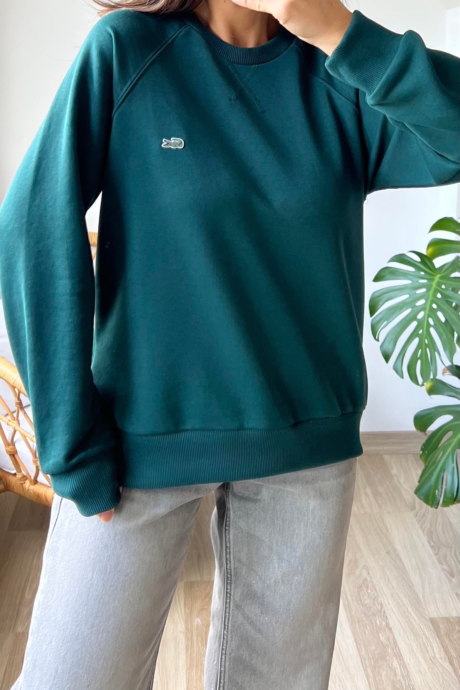 Petrol Logo Nakışlı Yaka Detaylı Sweatshirt uygun fiyatlarda www.butikhola.com adresinde