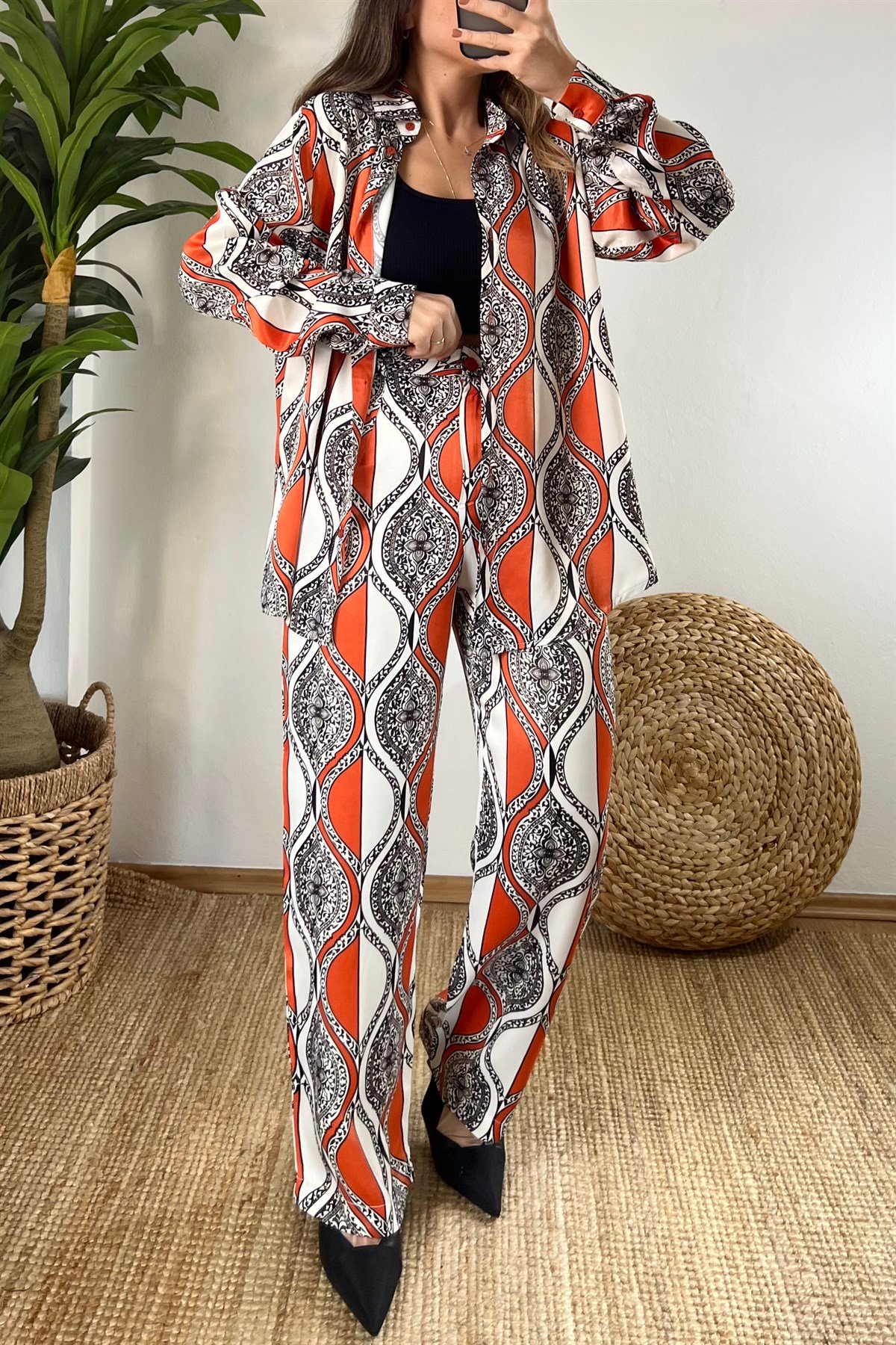 Premium Saten Gömlek Pantolon Takım uygun fiyatlarda www.butikhola.com adresinde