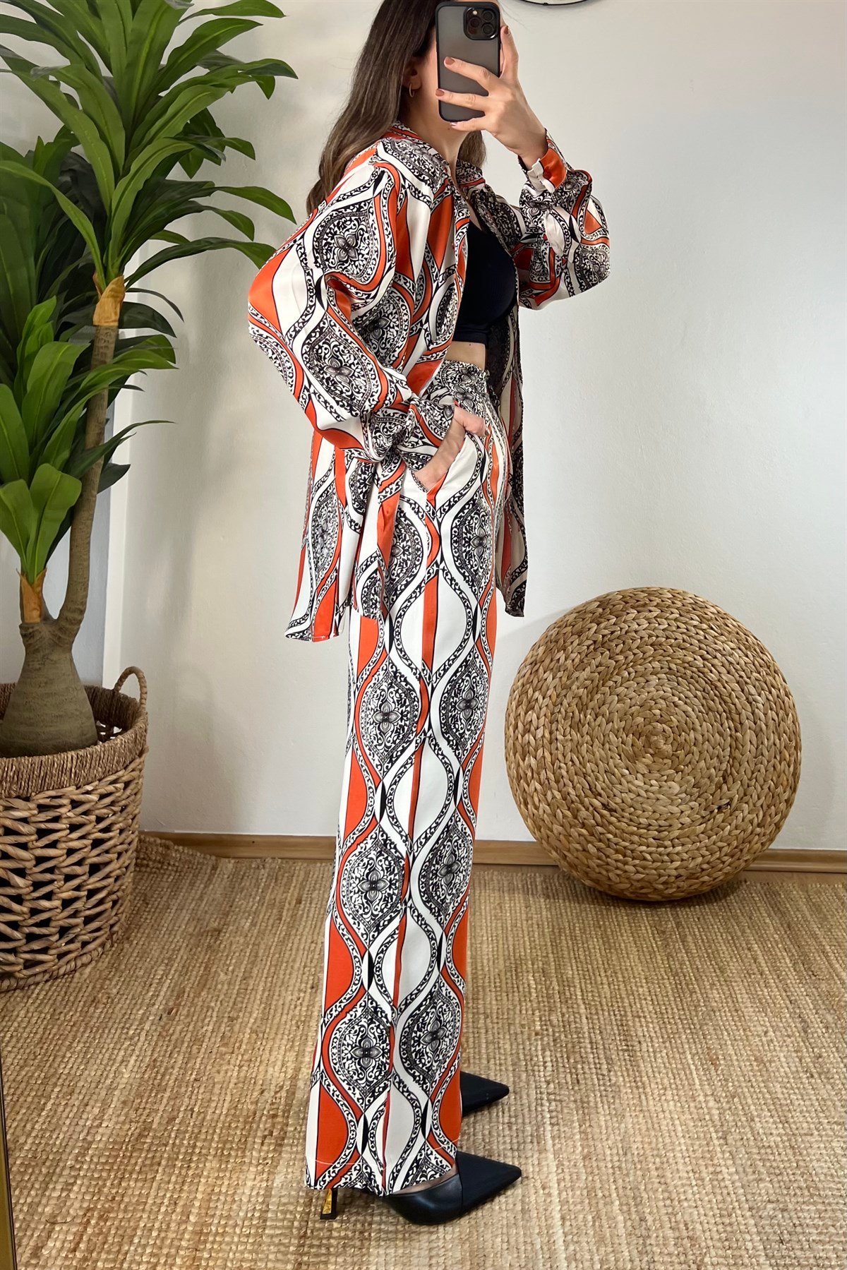 Premium Saten Gömlek Pantolon Takım uygun fiyatlarda www.butikhola.com adresinde