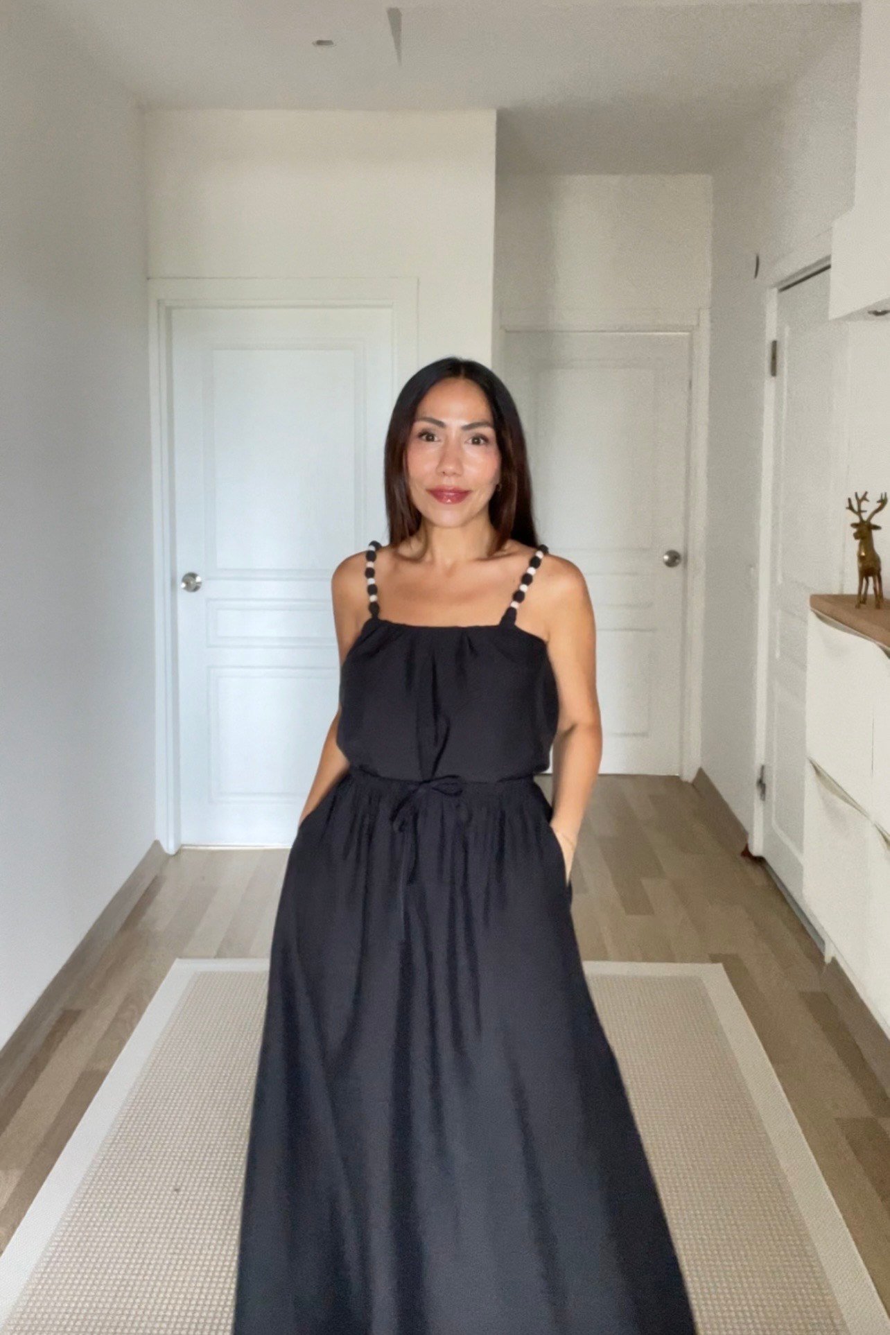 Siyah Bohem Tensel Takım uygun fiyatlarda www.butikhola.com adresinde