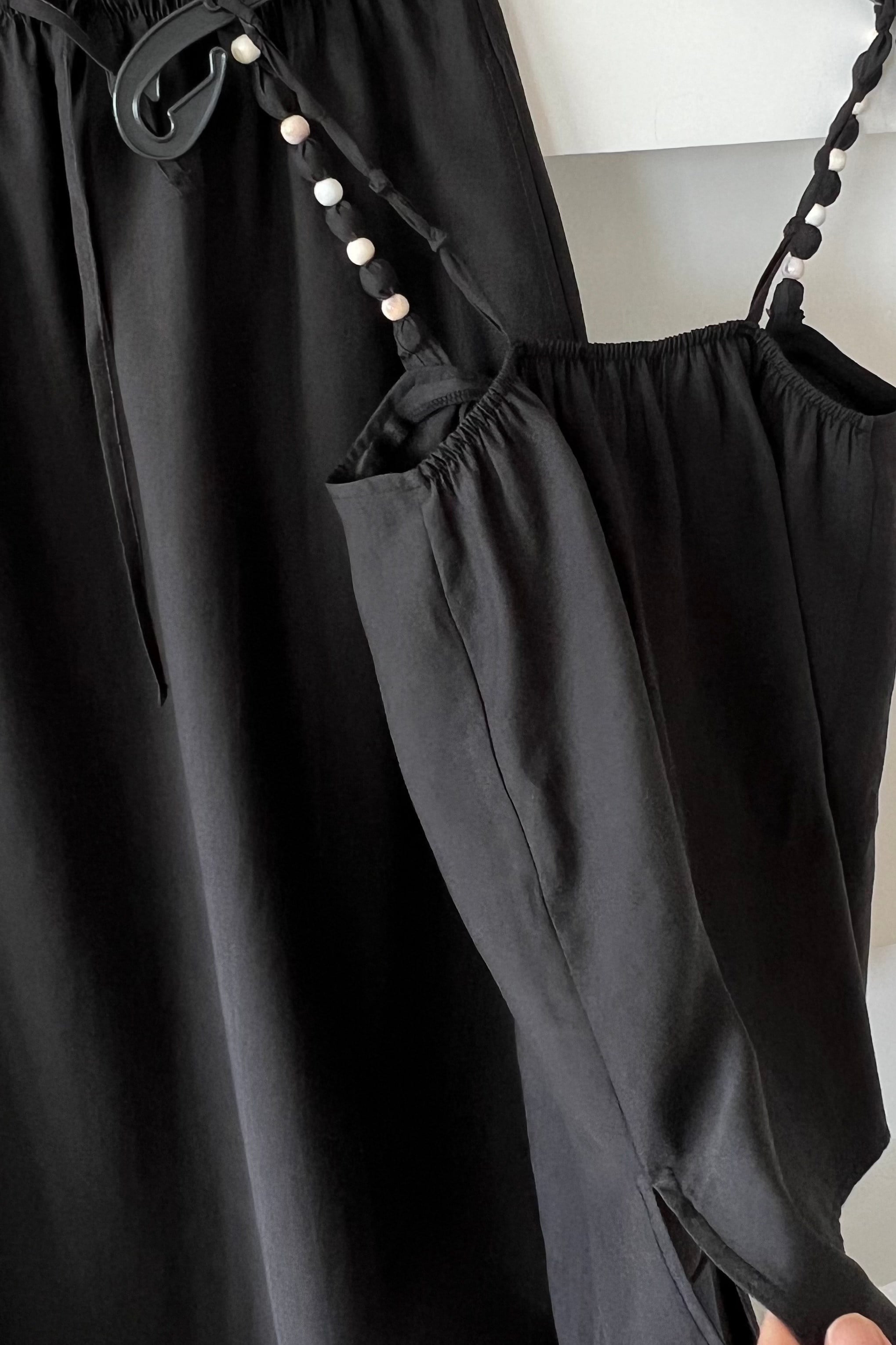 Siyah Bohem Tensel Takım uygun fiyatlarda www.butikhola.com adresinde